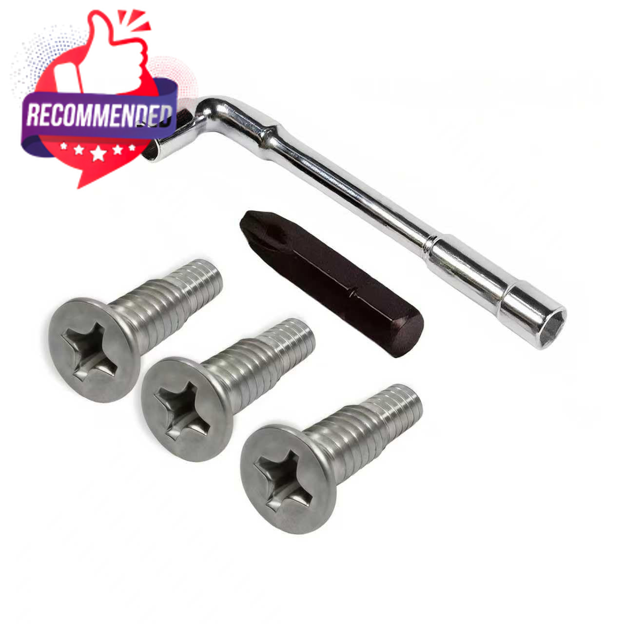 3pack 90103-s7s-003 Door Latch Lock Motor Actuator Outer Handle Flat Head Mount