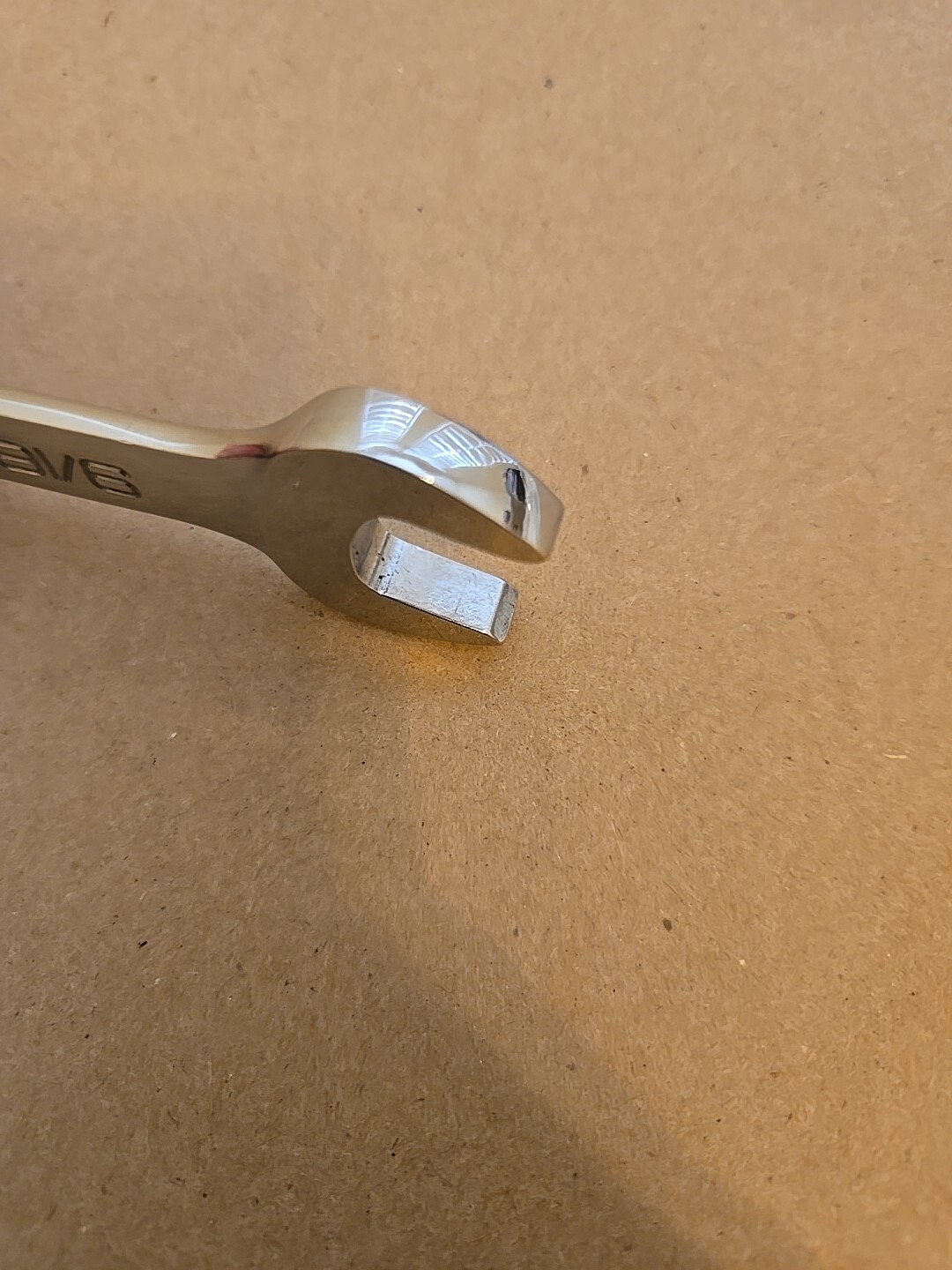 Snap On 9/16″ 12PT SAE Short Chrome Combination Wrench OEX180