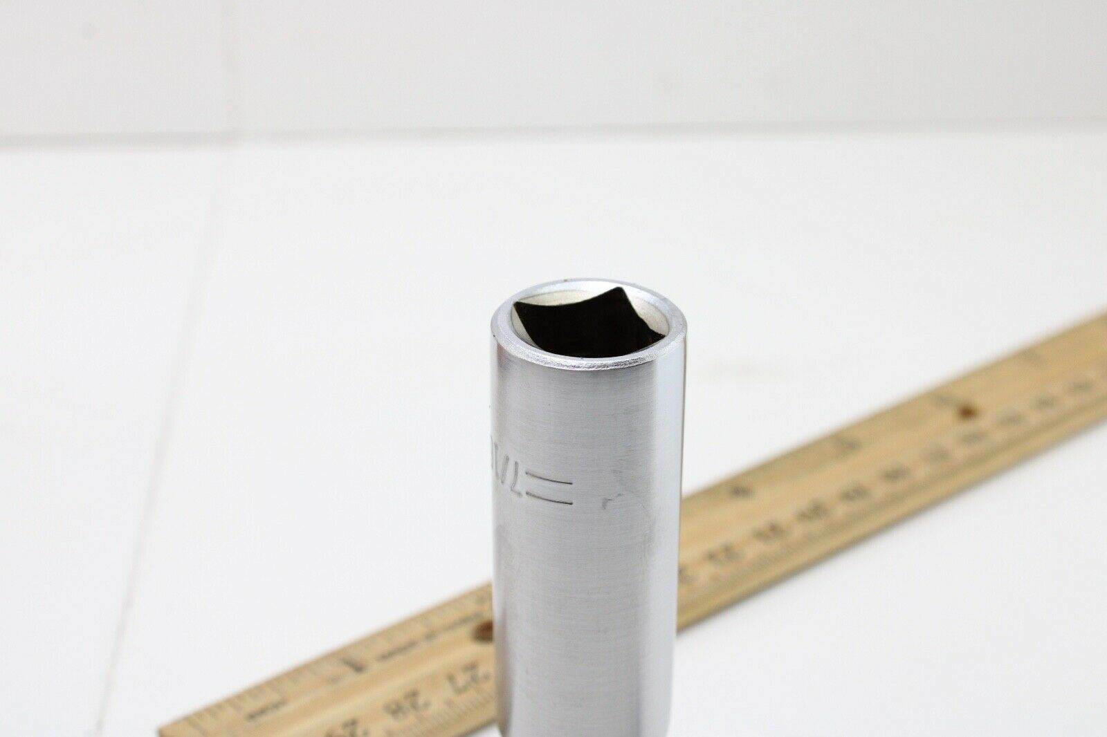 Thorsen 614 7/16″ 1/2″ Drive 12 Point Deep Well SAE Chrome Socket USA