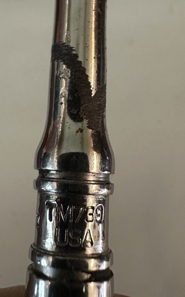 Snap On TM739 Small Round Head Ratchet 1/4″ Drive USA