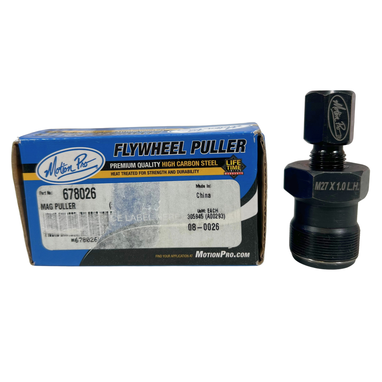 Motion Pro Flywheel Puller Tool M27 x 1.0 LH Ext 08-0026
