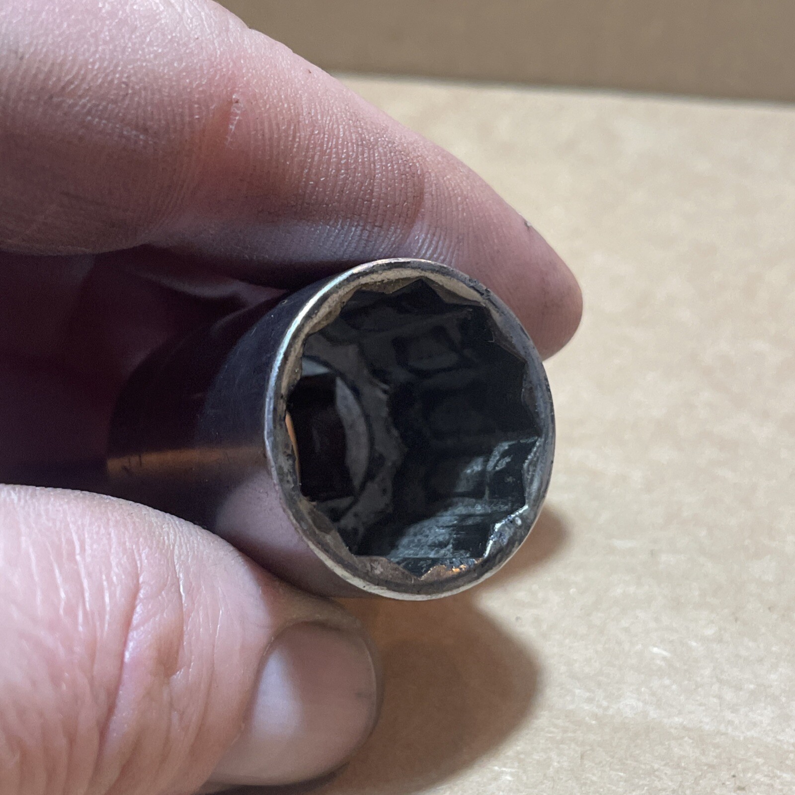 CRAFTSMAN USA SAE SHALLOW CHROME 1/2″ DRIVE 12 POINT SOCKET 7/8″ IN G 47512