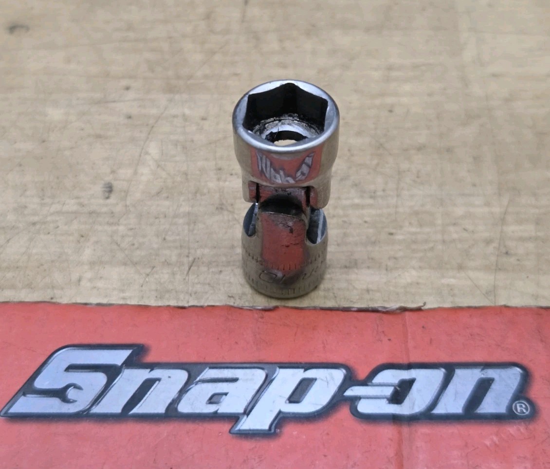 Snap On TMUSM10A – 1/4″ Drive 10mm Shallow 6Pt Chrome Universal Socket.