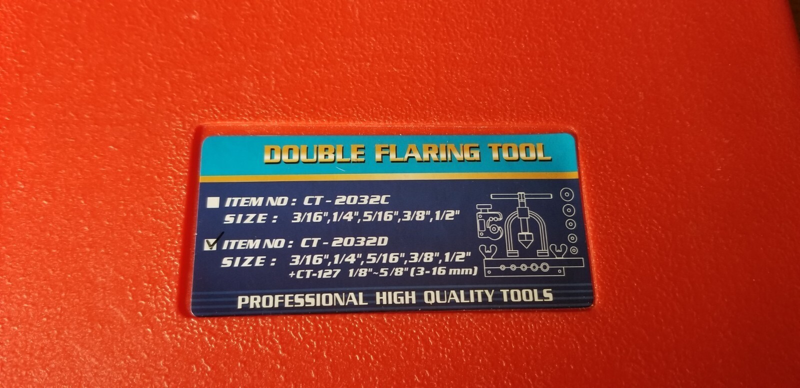 Double Flaring Copper Aluminum Soft Steel/Brass Tubing Tool Kit *Missing Stuff*
