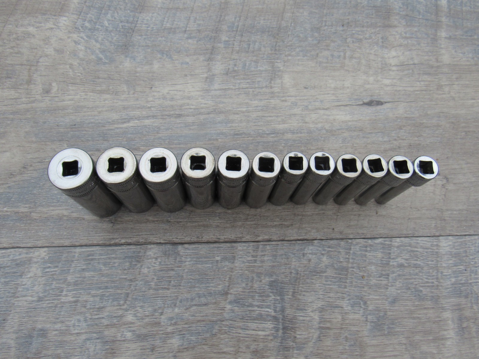 SNAP ON 12 PC 112STMMY 1/4″ METRIC 6 PT DEEP SOCKET SET 5MM – 15MMSTMM5 – STMM15