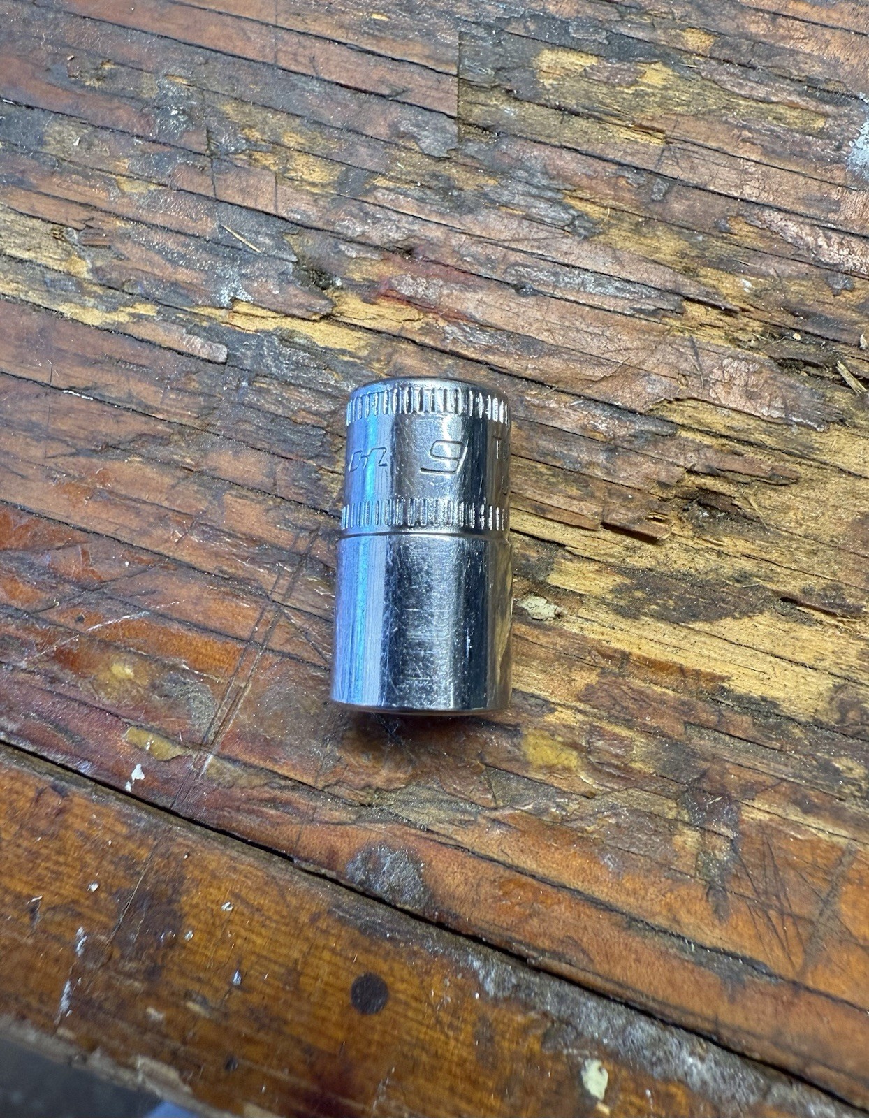 Vintage Snap On TMM9 9mm 1/4” Drive Chrome Socket