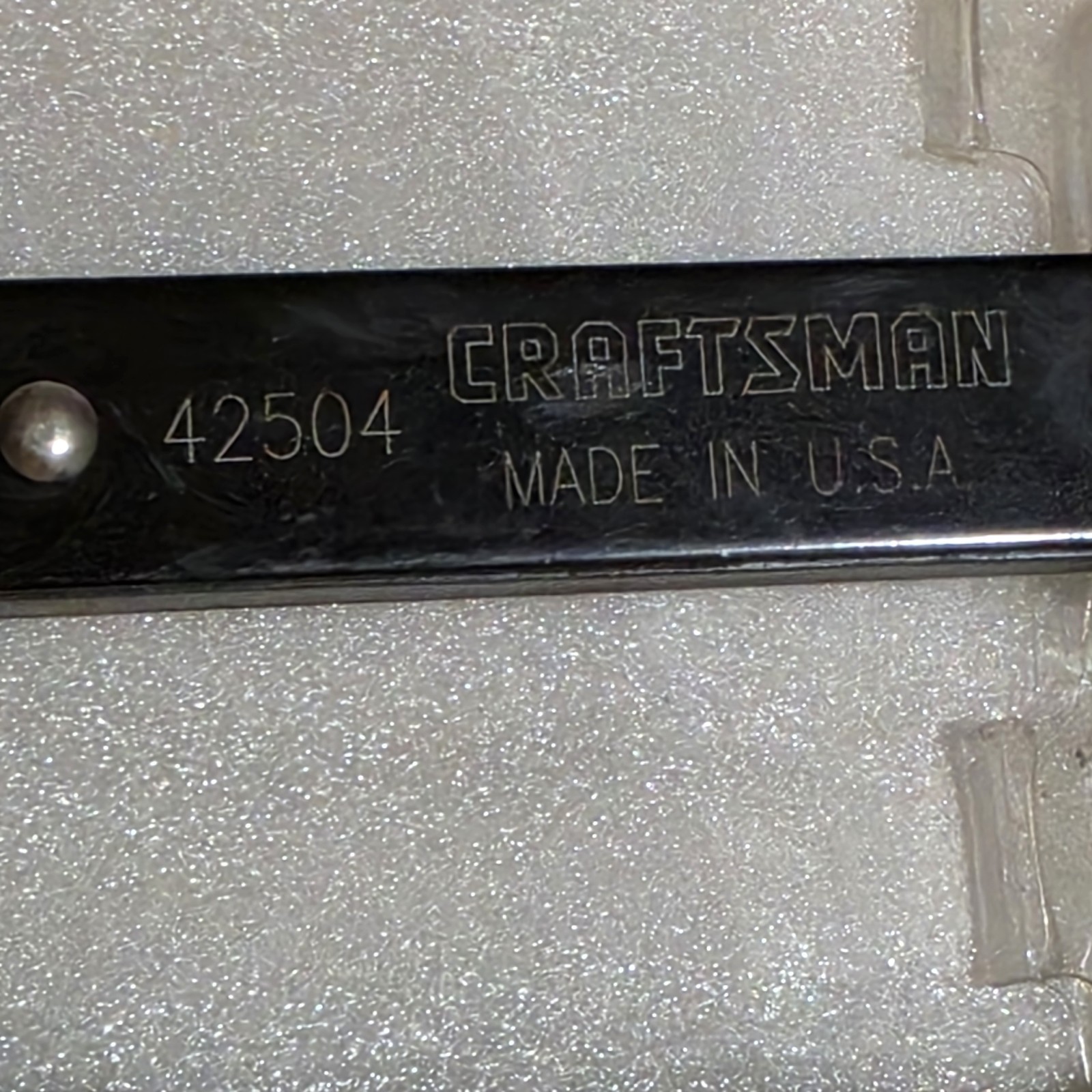 Craftsman USA 4 In One Wrench Set. #42501. 12 Pt, 2 Wrenches 8 SAE Sizes. NOS. A