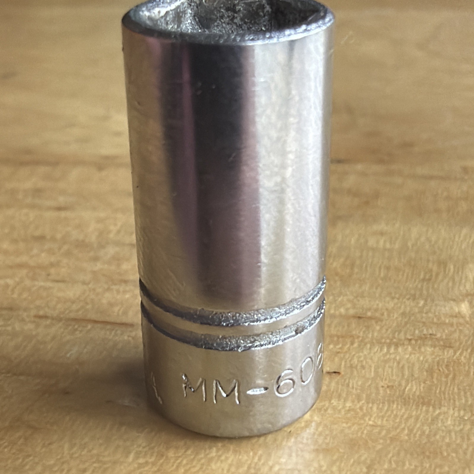 Vulcan x Williams Tools 8mm Shallow Socket 1/4″ Drive 6 Point MM-608 Vtg USA