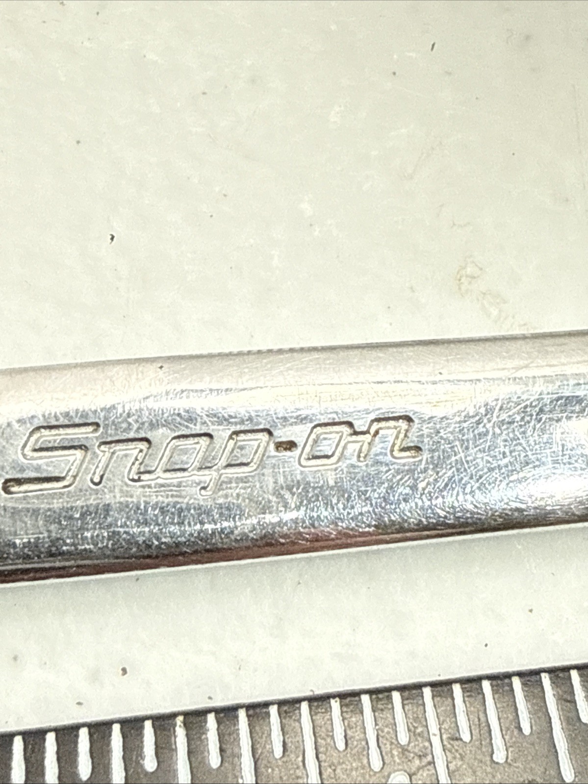 Snap-on OSH14 Chrome Combination Wrench 7/16” SAE 6 Point USA OSH 14 Snap On B11