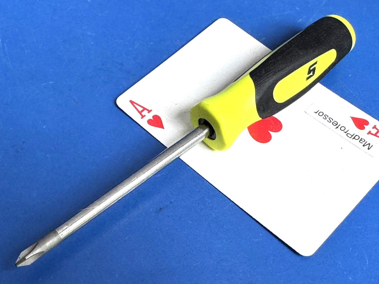Snap-on Instinct Hi Viz Soft Grip Mini-Tip #1 Phillips Screwdriver SGDP301B NEW
