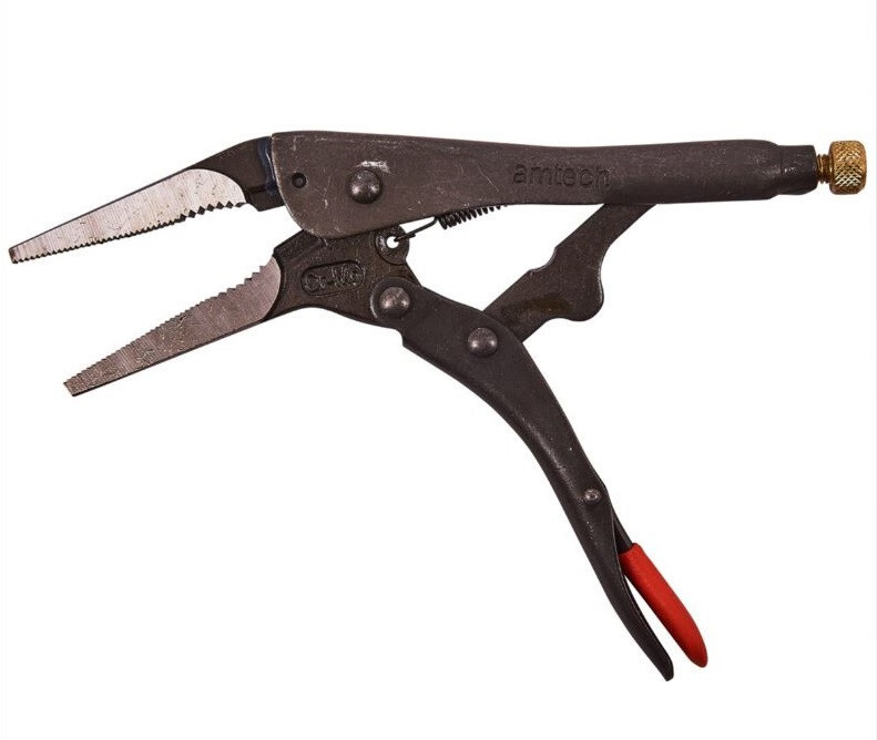 Locking Pliers 9″ 230mm Long Nose Heavy Duty Mole Vice Grips Chrome Moly Steel