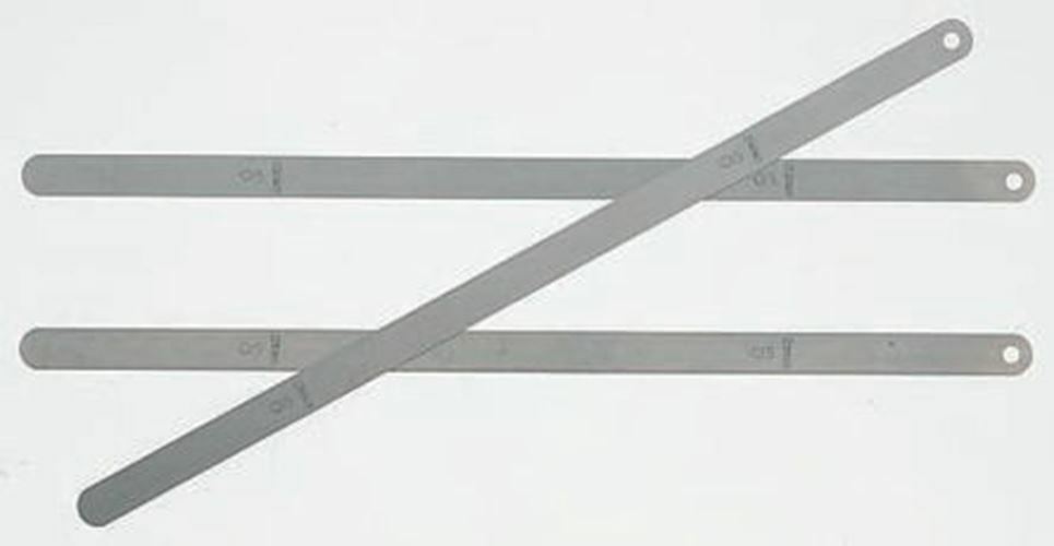 1 x Starrett DY5122 Steel Feeler Gauge, Single Blade