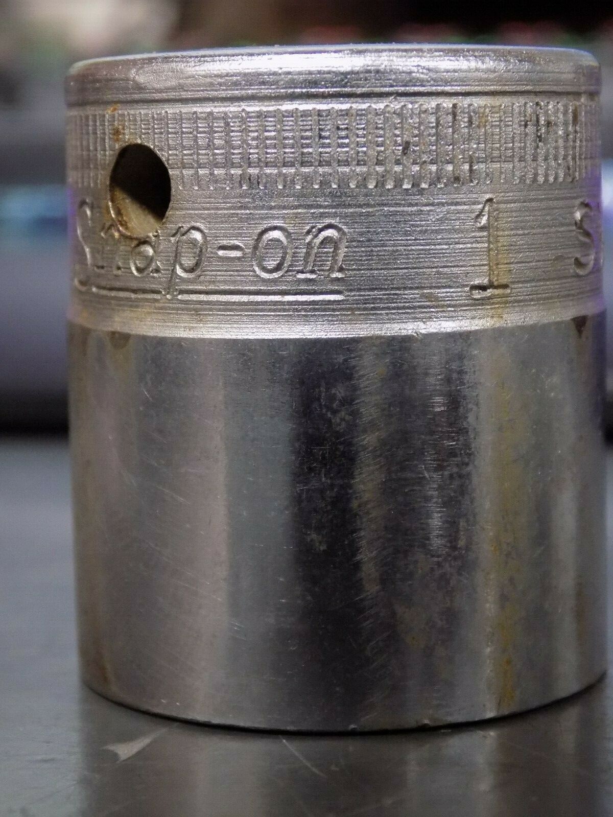 Vintage Snap On SW-320 1/2″ Drive 12-point 1″ Standard Socket Made in USA