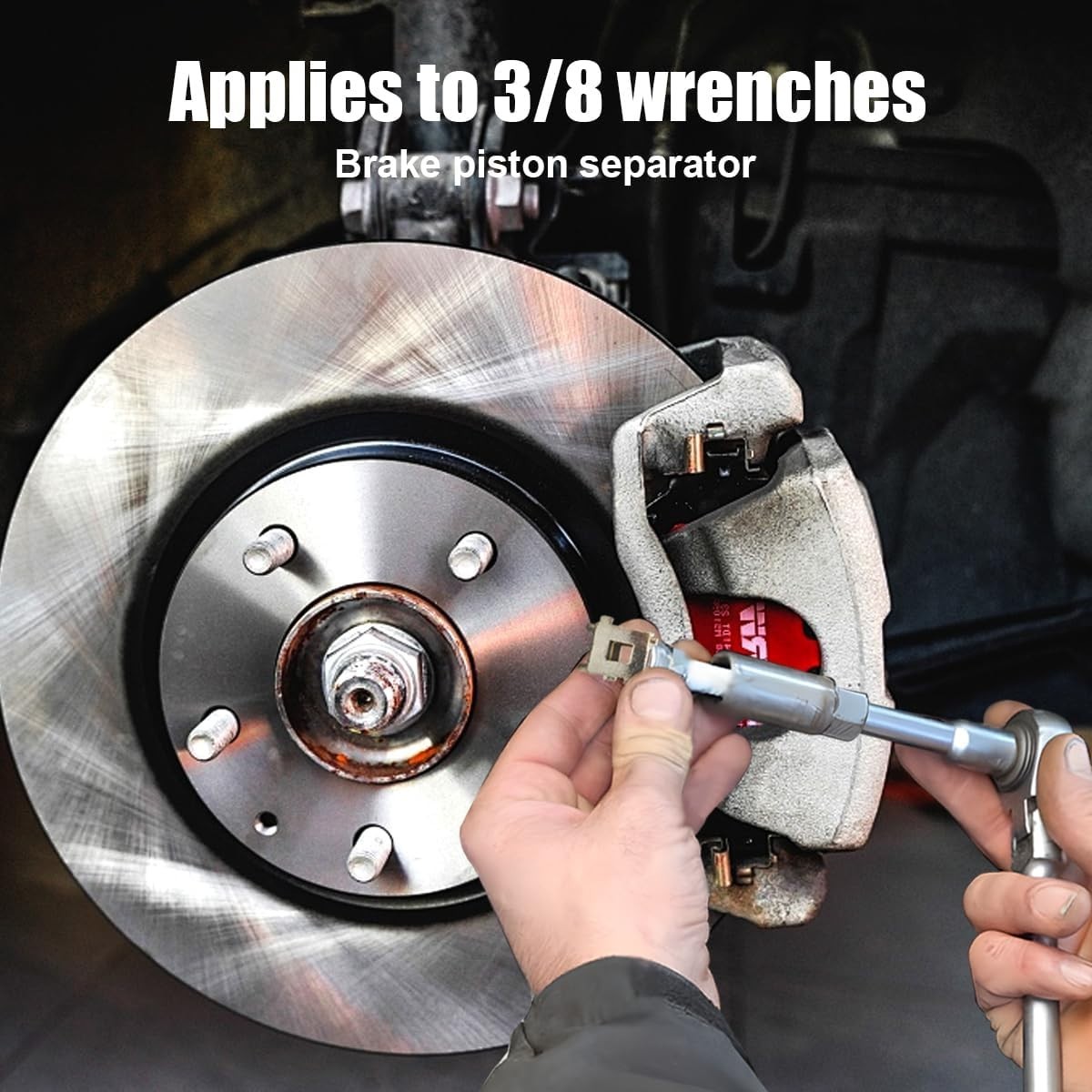 Steel Brake Caliper Piston Tool 2pcs Compatible with Most Vehicles