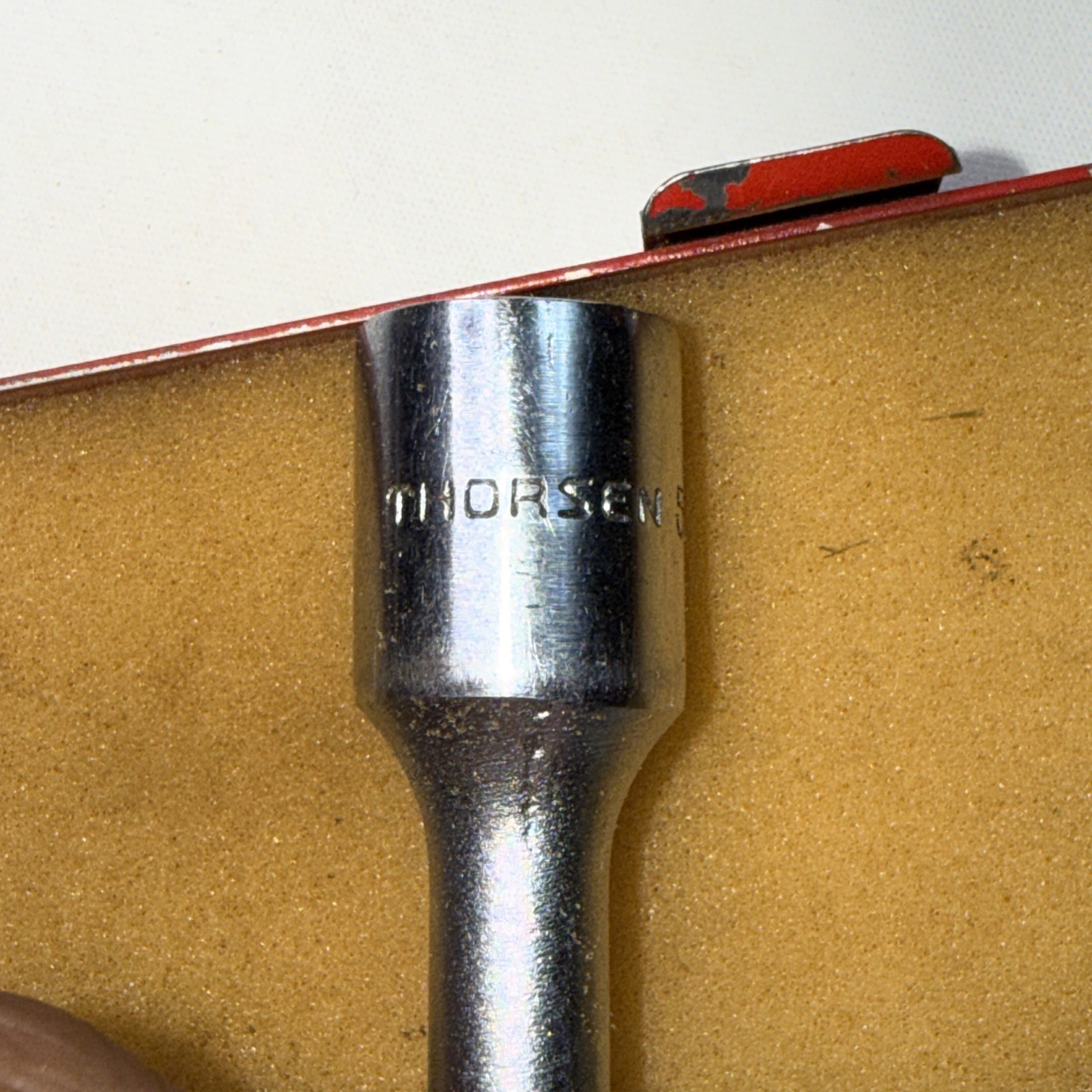 Vintage Thorsen #77 J – 3/8″ Drive Socket Ratchet Wrench Set – USA 17 Pcs + Case