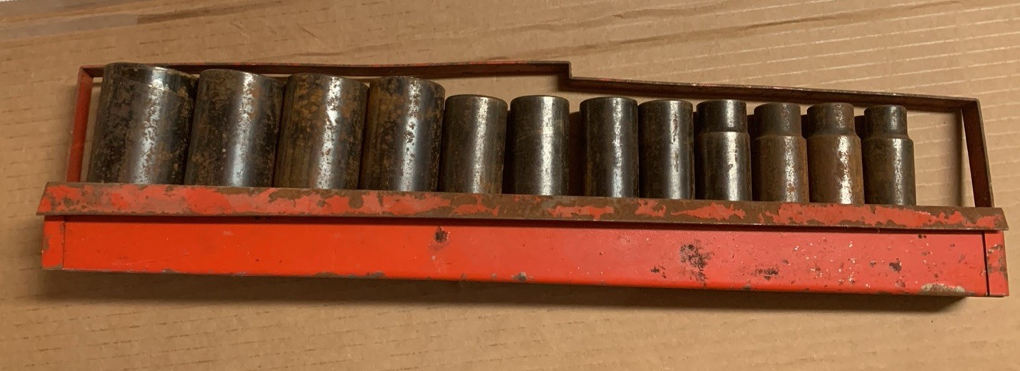 MAC 1/2″ Drive SAE CDP Deep Impact Socket Set 11 Pc 6 Pt w/ Tray 7/16″ – 1 1/4″