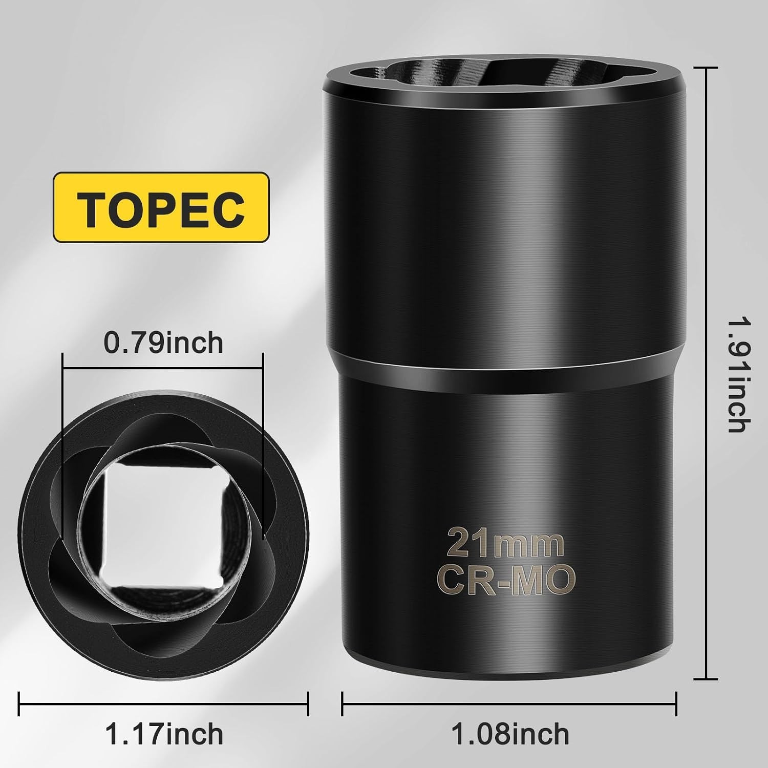 21mm Lug Nut Extractor – Efficient Tool for Stripped Bolt Removal