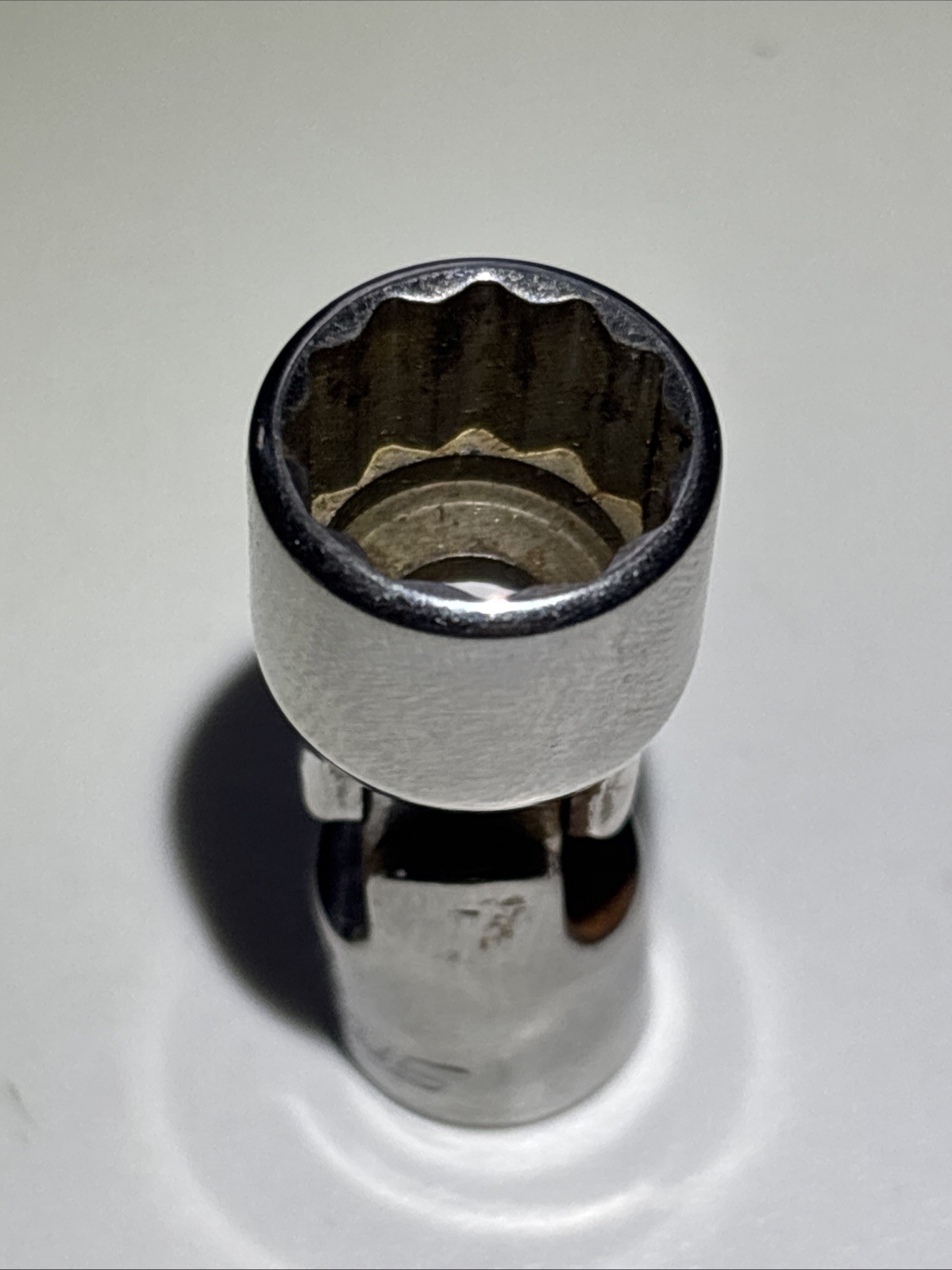 Snap On 1/4” Dr 7/16” 12 Point Shallow Swivel Socket TMU141A 🇺🇸