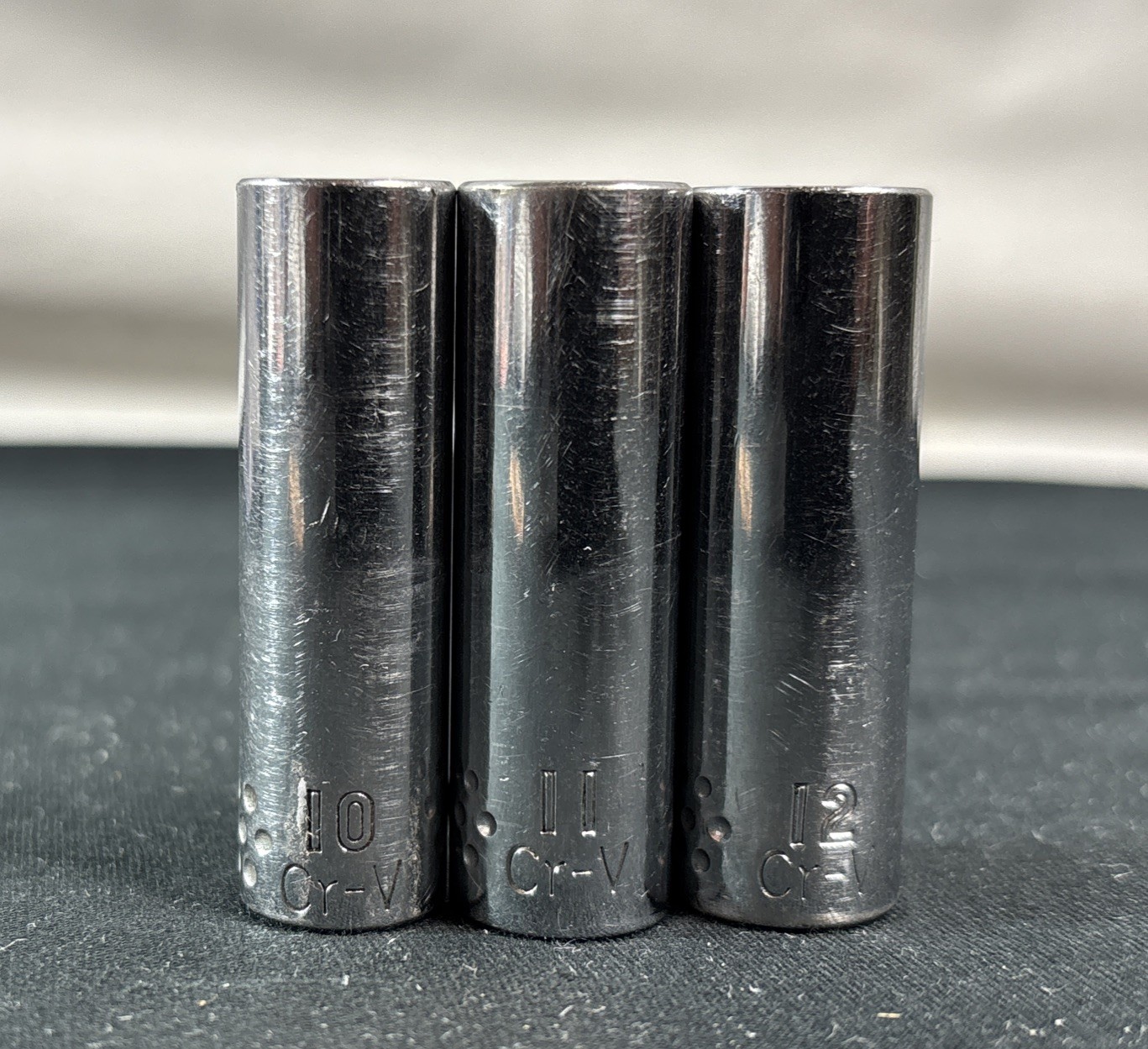 Expert Sockets 10mm-12mm Chrome Sockets (E1137/58-60)