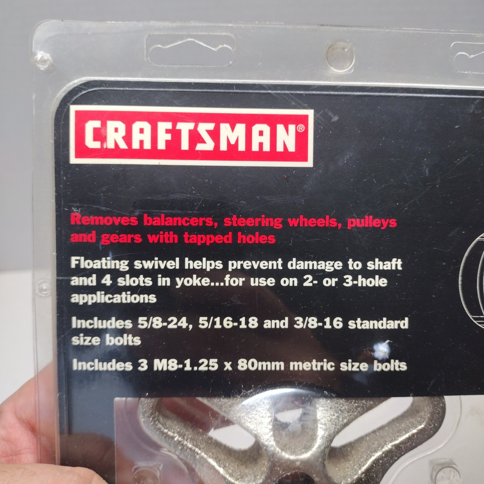 Craftsman No. 9 47626 Harmonic Balancer – Steering Wheel Puller – U.S.A. made