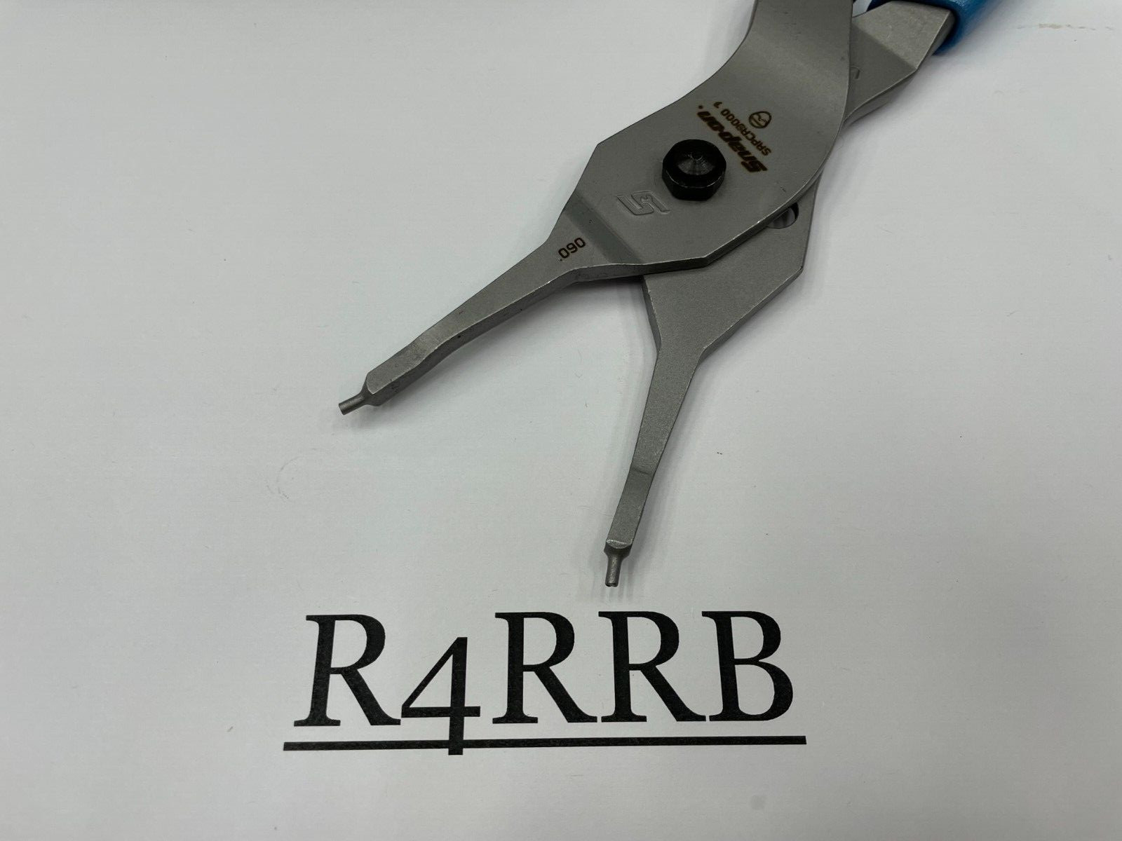 Snap-on Tools Style PEARL BLUE .090 Straight Tip Snap Ring Pliers SRPCR9000PB