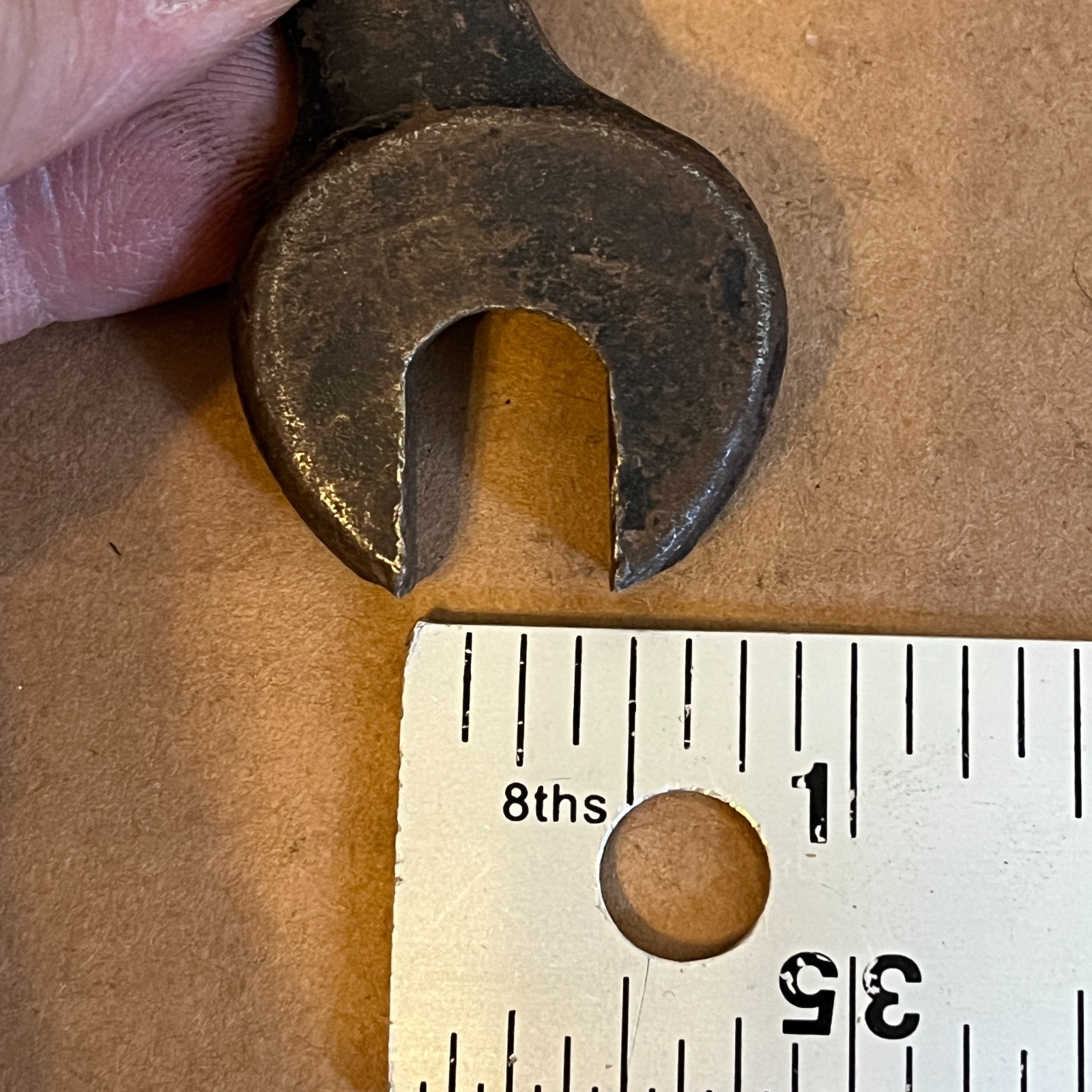 Vintage Fairmount 25/32″ & 5/8″ SAE Standard Open End Wrench USA No 28-S