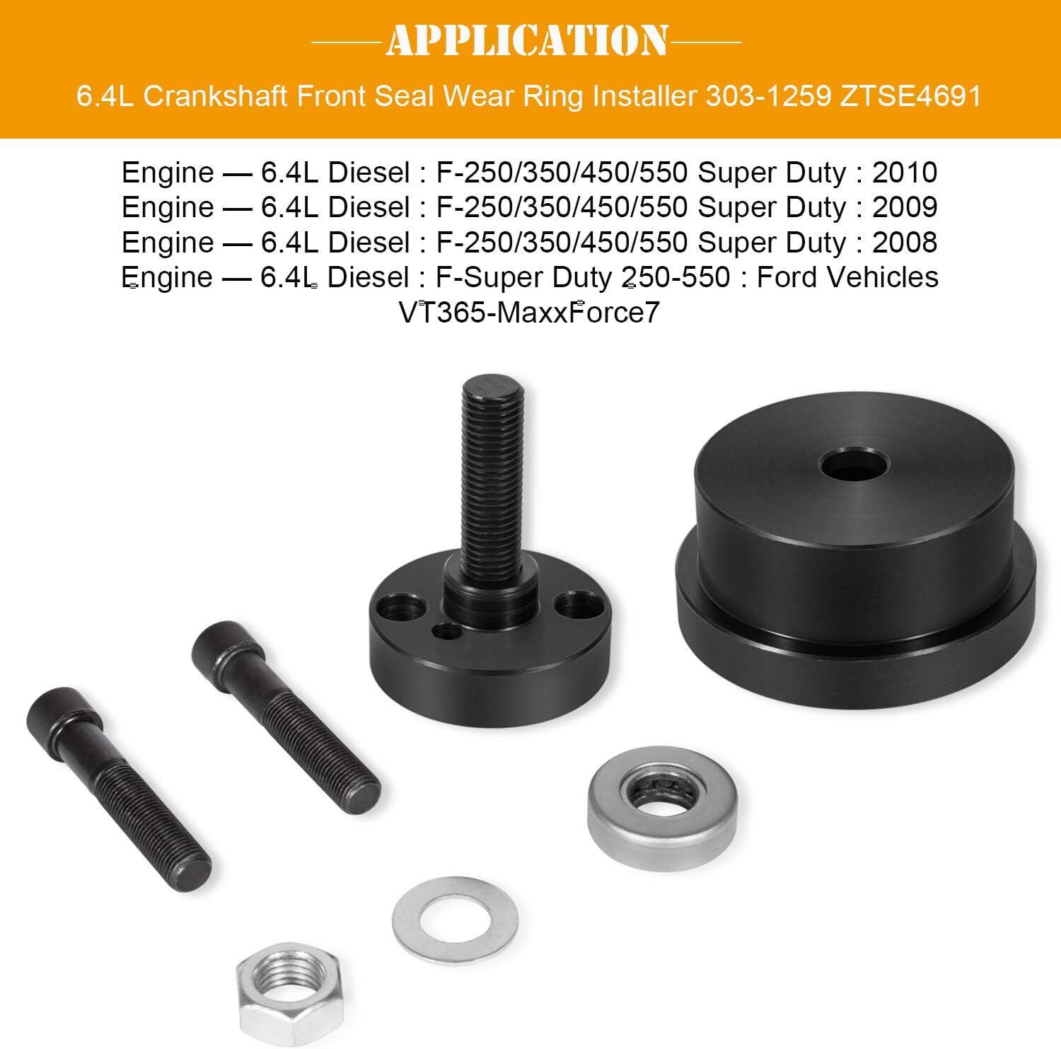 Crankshaft Front & Rear Main Seal Installer Kit Fits Ford 6.0 6.4L F-250/350/450