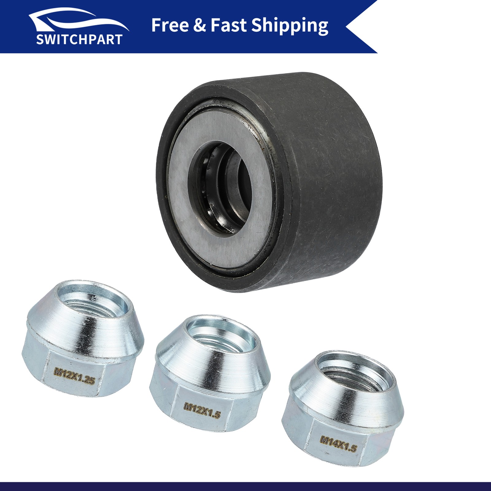Wheel Stud Installer Tire Studding Tool Hex Wheel Lug Nuts Silver Tone