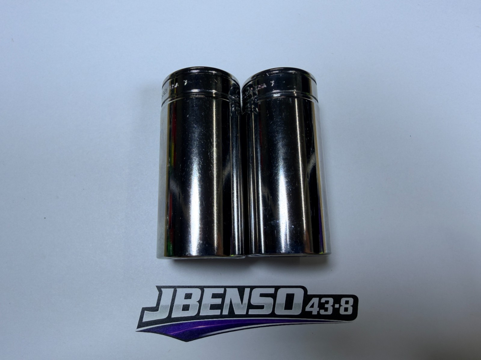 Snap-On Tools USA NEW 2pc 3/8″ Drive SAE 6pt Deep Add-On Sockets SFS301 SFS321
