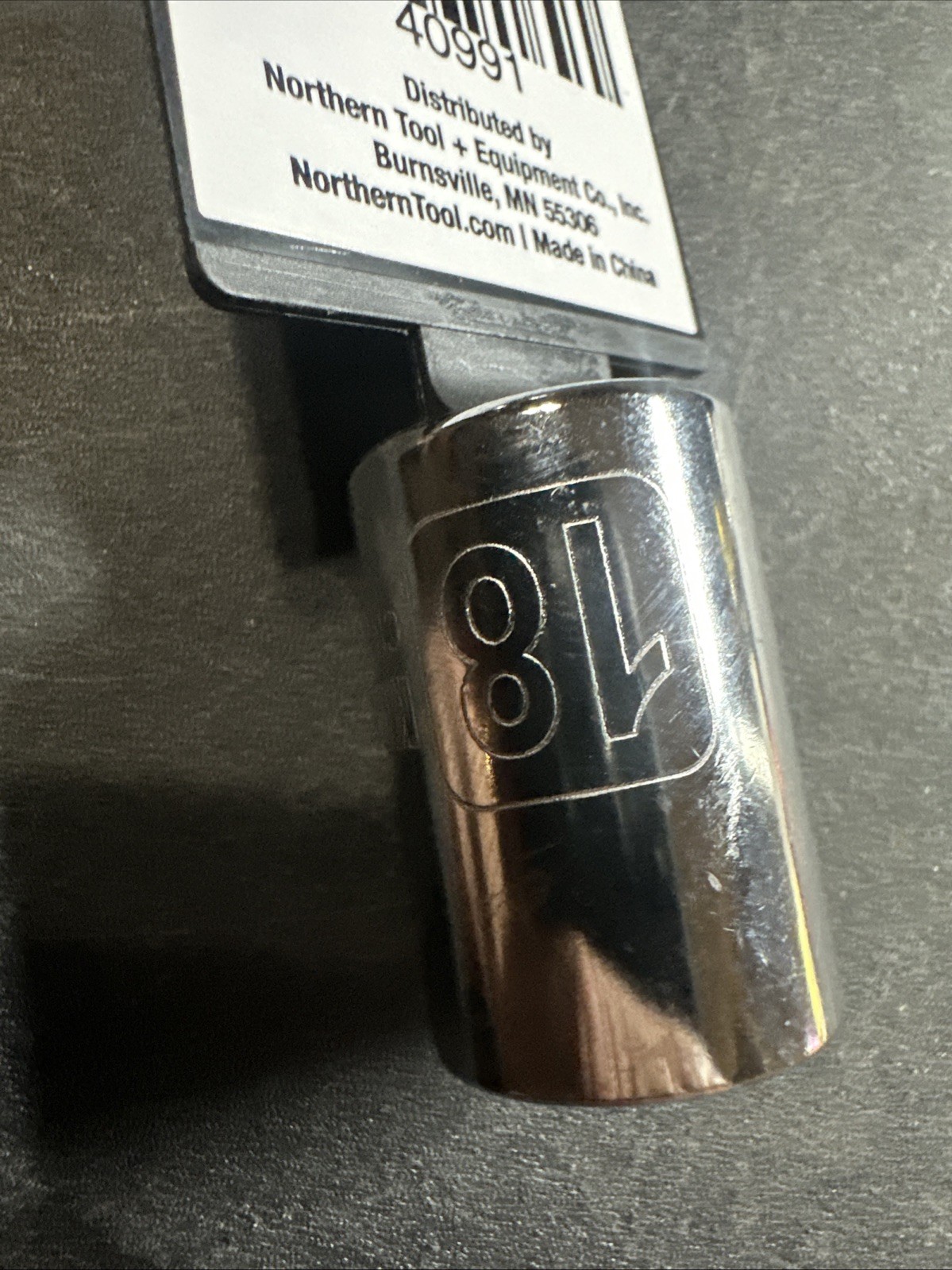 New Klutch 1/2 Drive 12 Pt 18mm Metric Socket