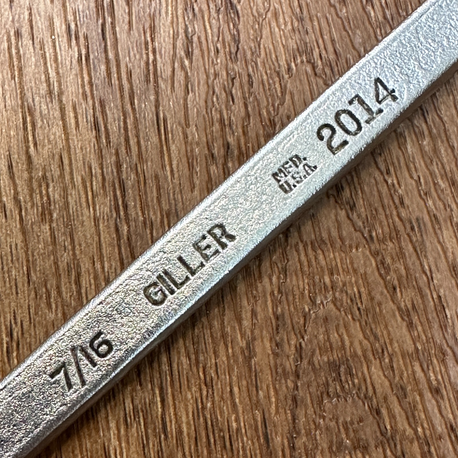 Vintage Giller 7/16″ Combination Wrench 12pt Made in USA 7″ Long 2014