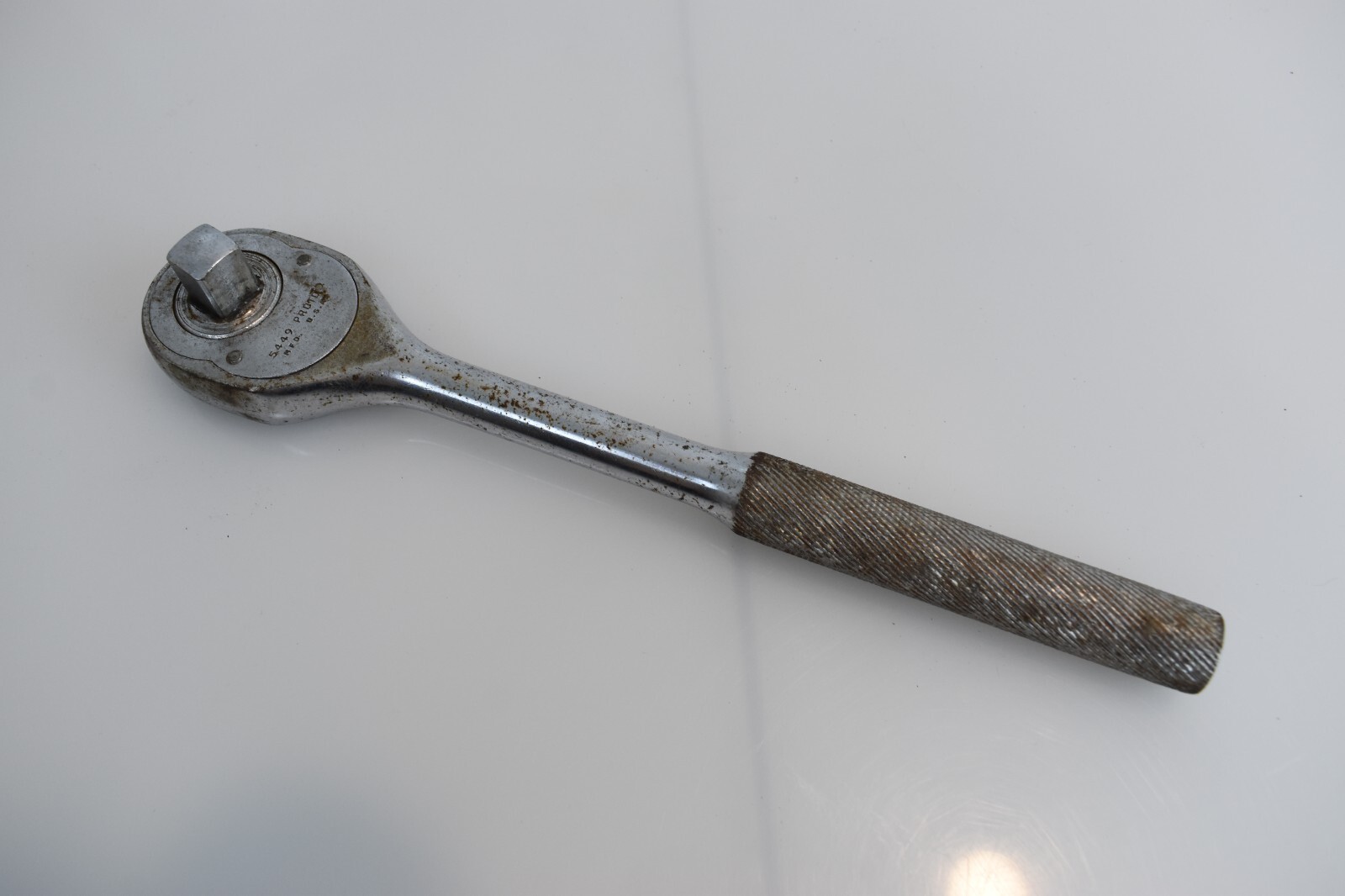 Proto Tools 5449 10″ Standard Reversible Ratchet 1/2″ Drive Knurled Handle USA