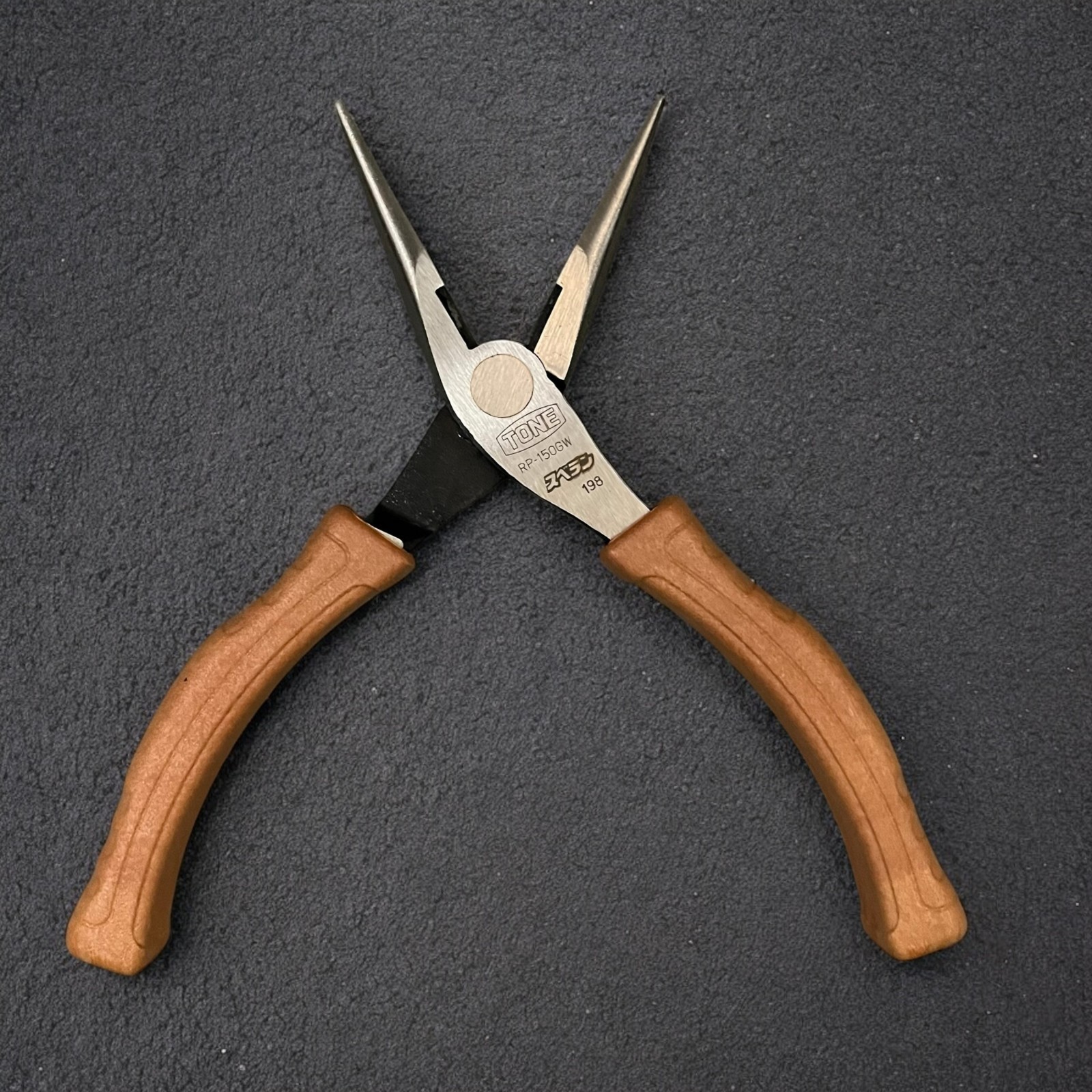 Tone RP-150GW Suberan grip | non-slip needle nose pliers | Made in Japan