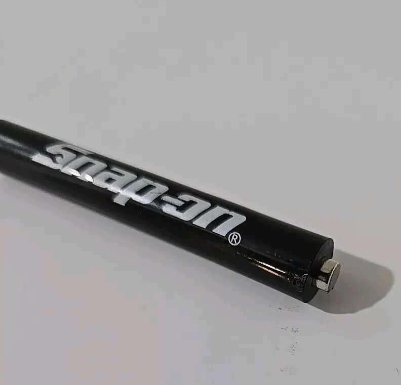 5 Black Snap on tools screwdrivers per order . pocket screwdriver . magnet end