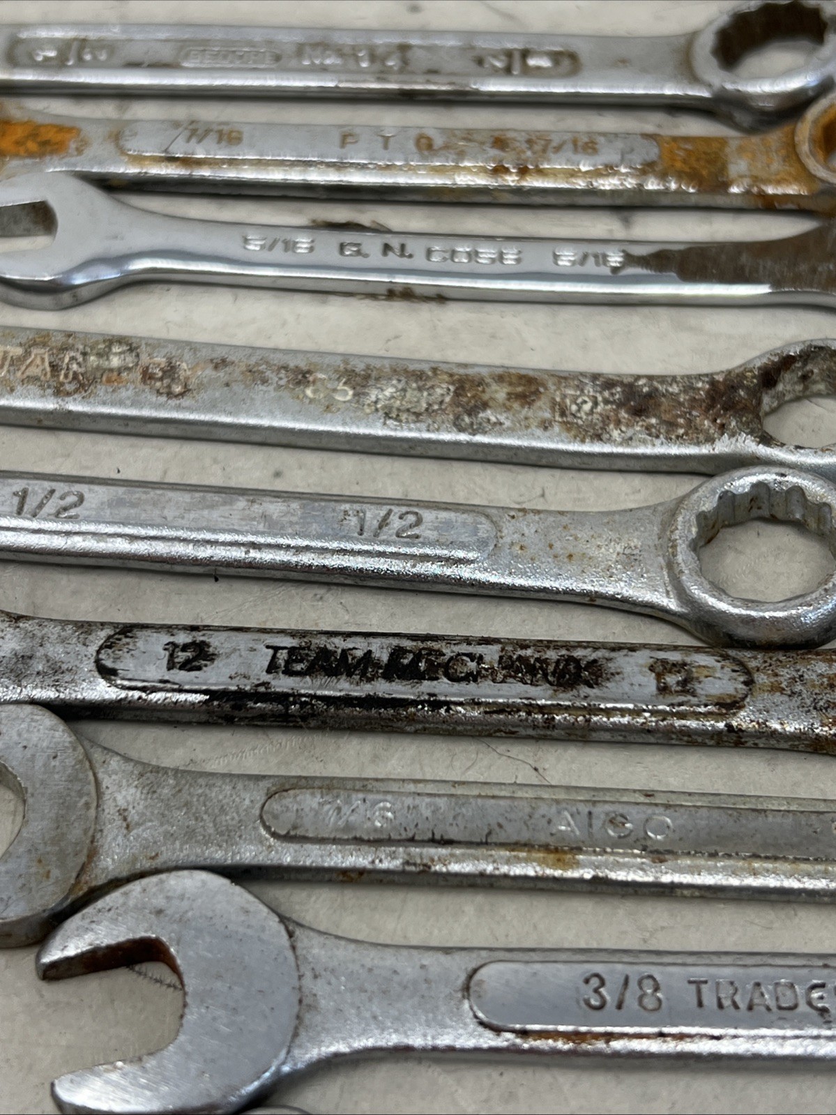Mixed Lot of 25 Wrenches Pittsburg Durability Stanley Trades Pro