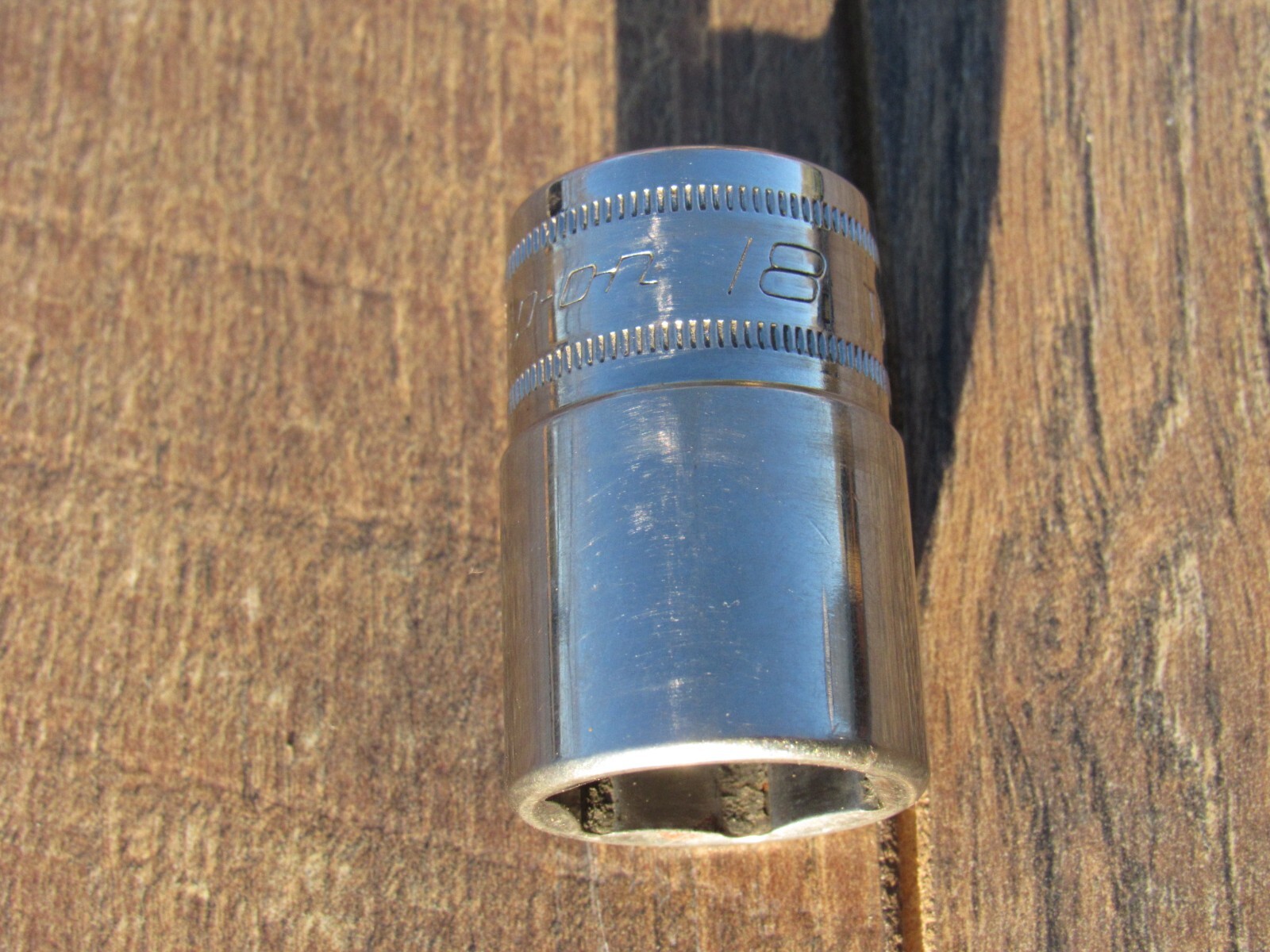 SNAP ON TWM18 18MM 1/2″ DRIVE METRIC 6 POINT CHROME SHALLOW SOCKET TWM 18 18 MM