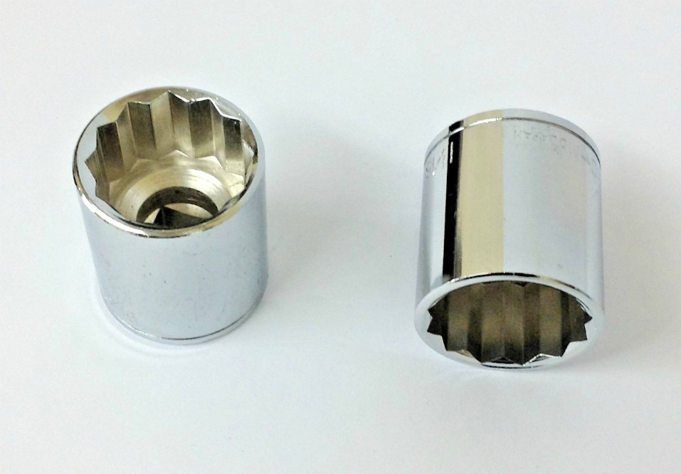 True Craft Standard 7/8 inch Socket Chrome Molly Steel 12 Pt 1/2″ Drive – Japan