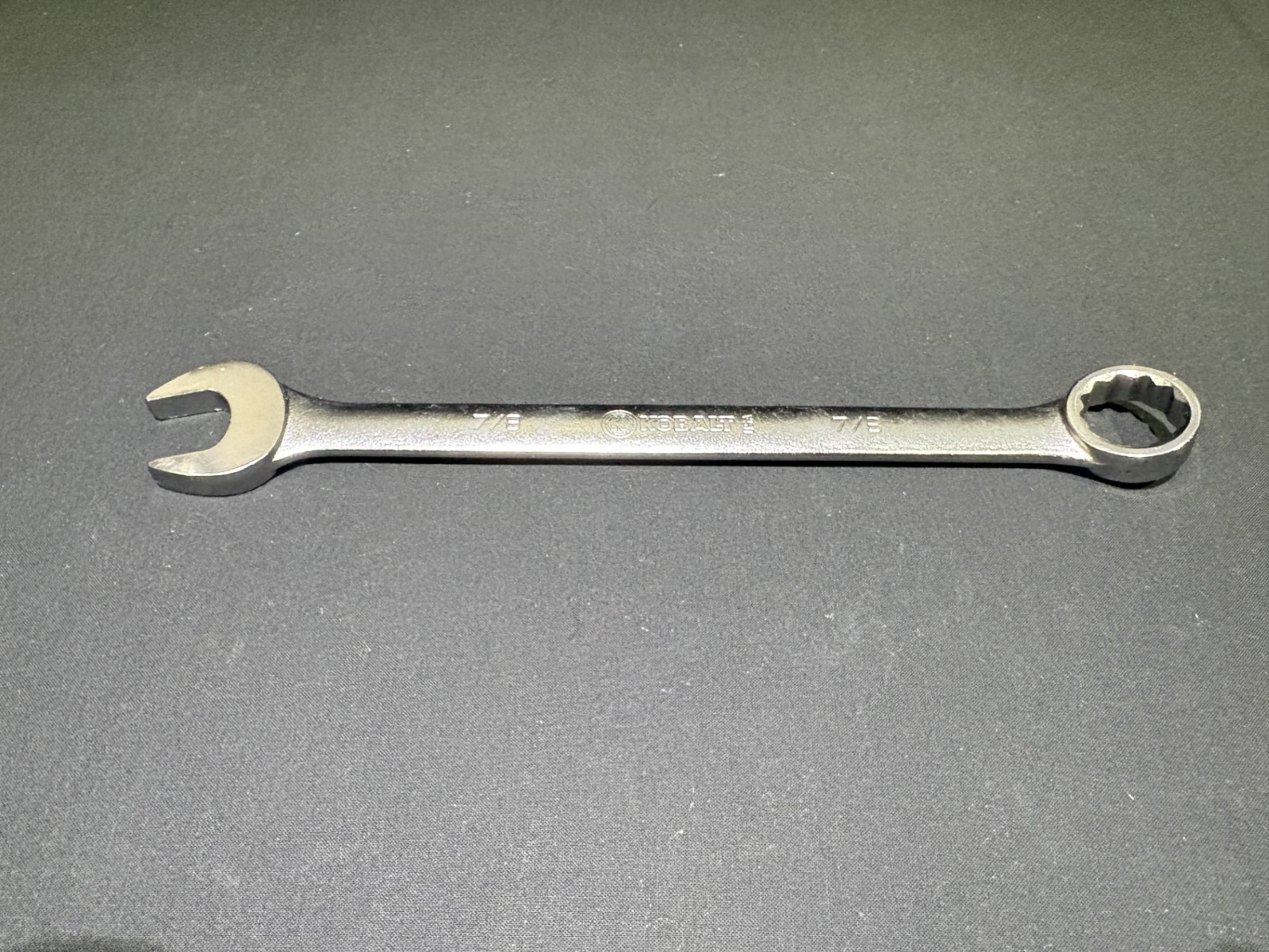 Kobalt 7/8 12Pt Combination Wrench 22948 Made in USA SAE