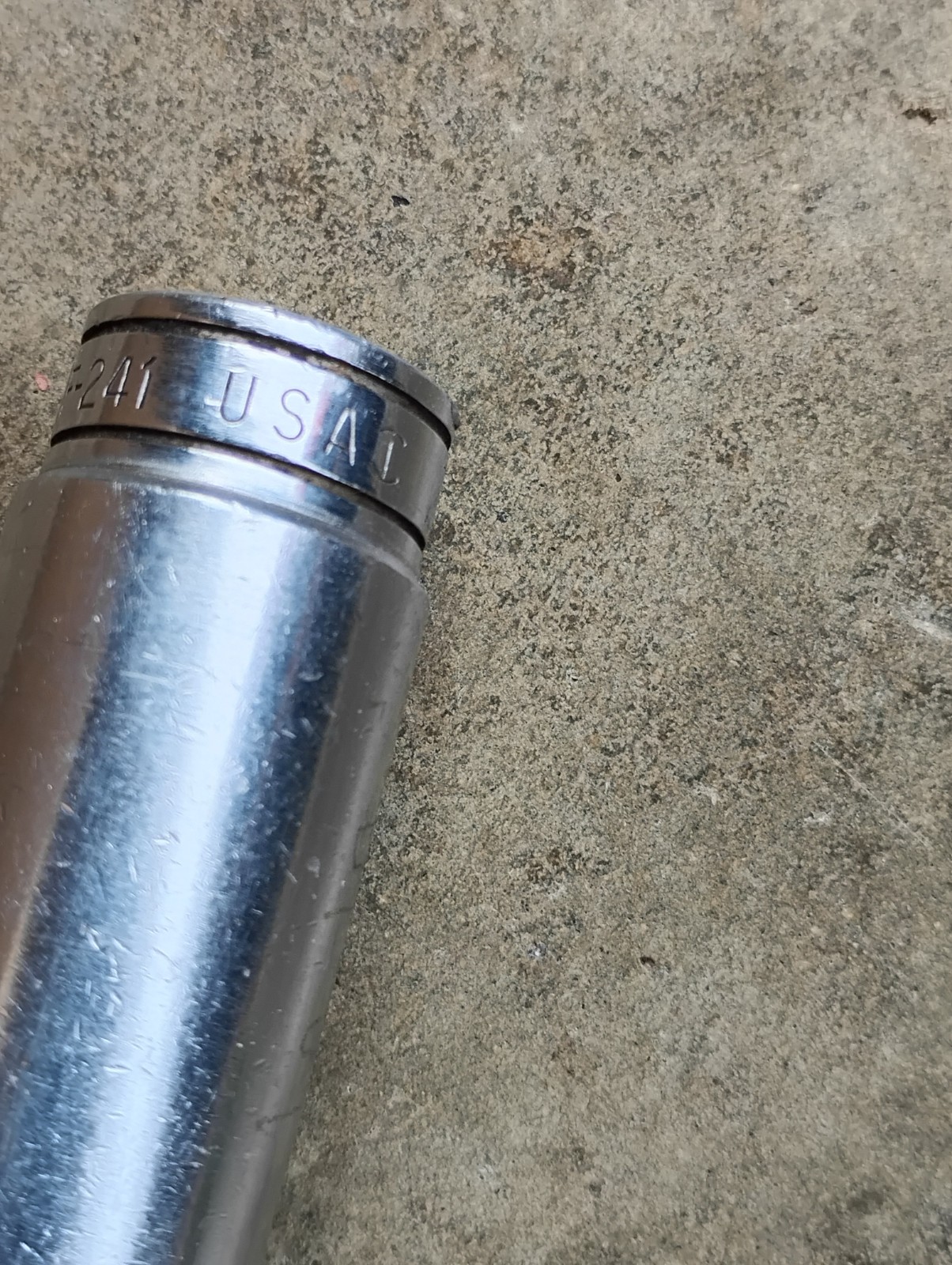 Vintage Snap-On SF-241 3/4″ Chrome Deep Socket 12 Point 3/8″ Drive, Made In USA