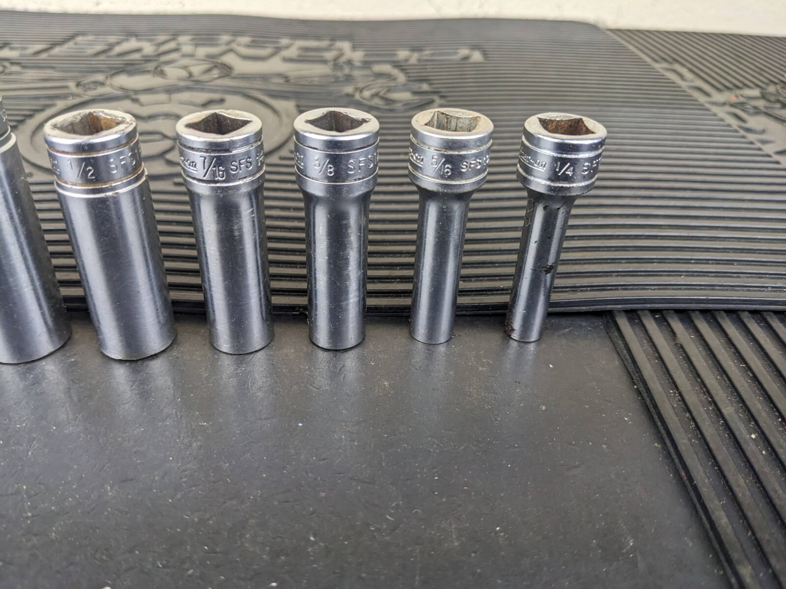 #bg232 Snap on Tools 211SFSY 3/8″ Drive Deep Chrome Socket Set Socket Set