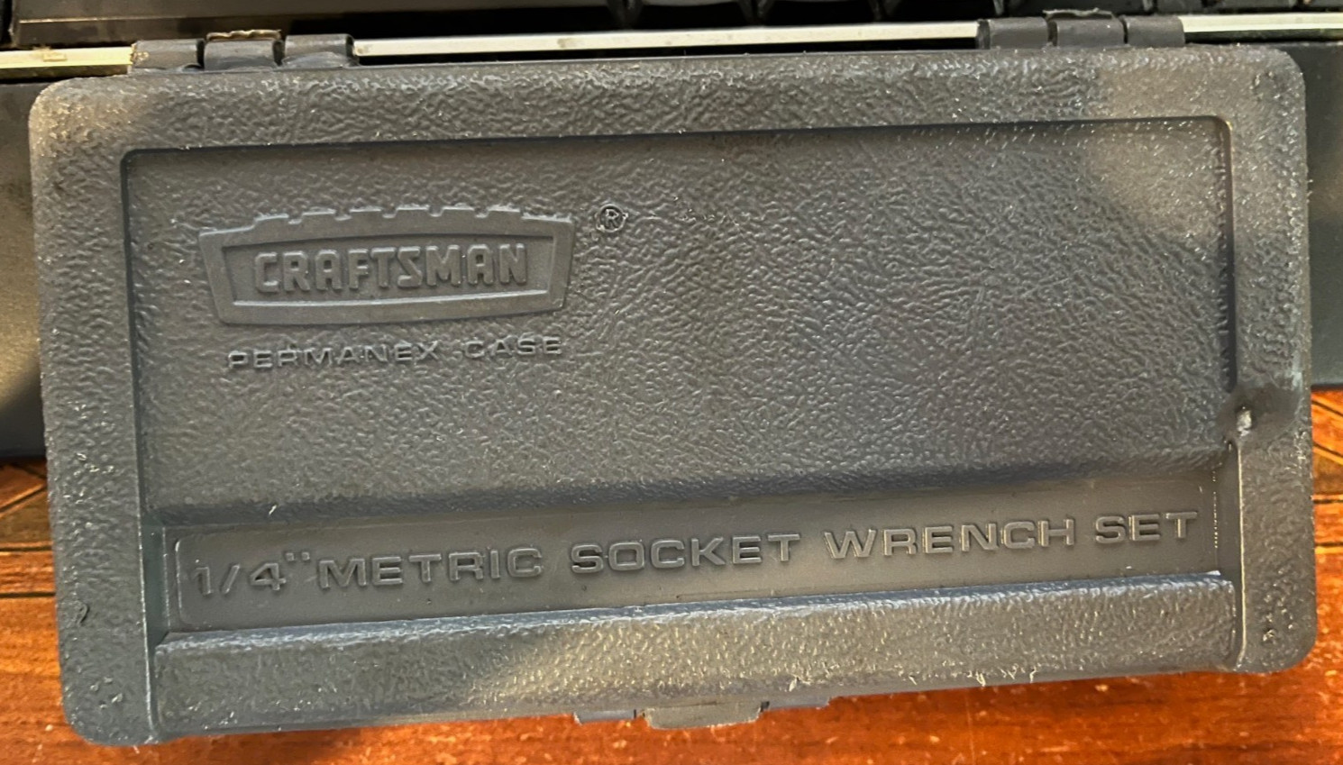 Vintage Craftsman 1/4 Dr Metric Socket Set V Series Permanex Case USA Nice !!