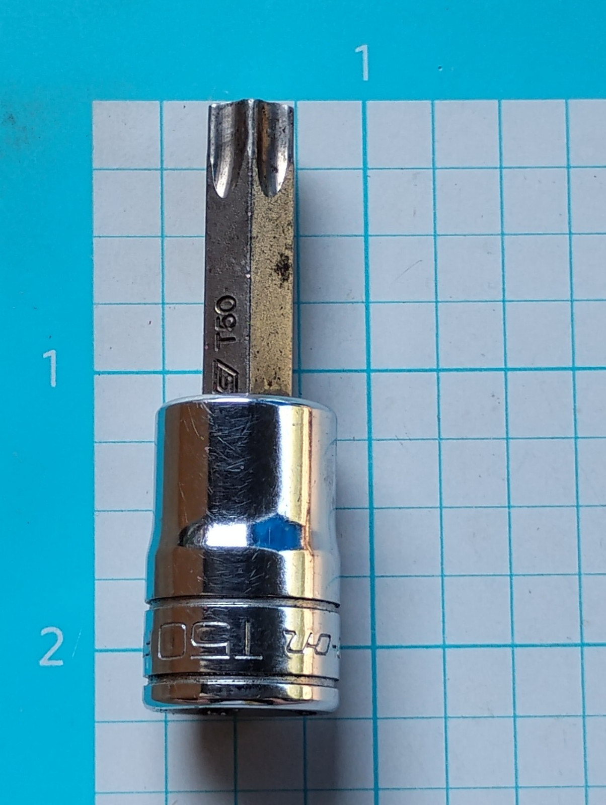 Snap-On Tools 3/8″ Drive Chrome Socket TORX T50 Bit FTX50E USA