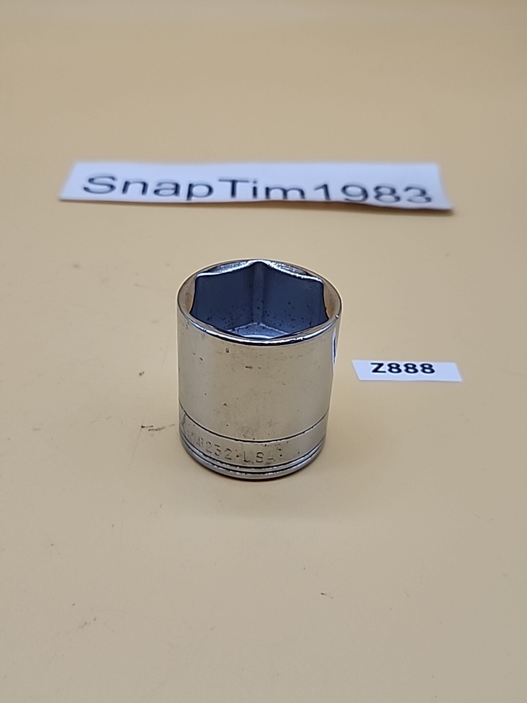 S-K Hand Tools #48232 1/2″ Dr. 32mm 6pt Standard Metric Chrome Socket