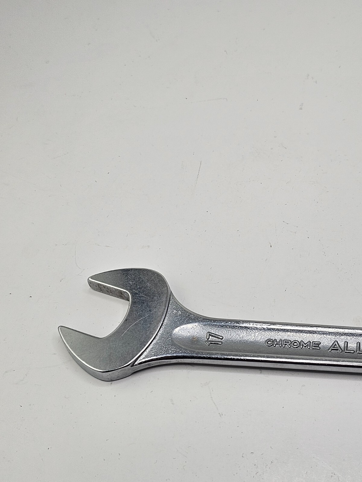 Chrome Alloy Steel Metric Double Open End Wrench Chrome Plated, 14mm x 17mm