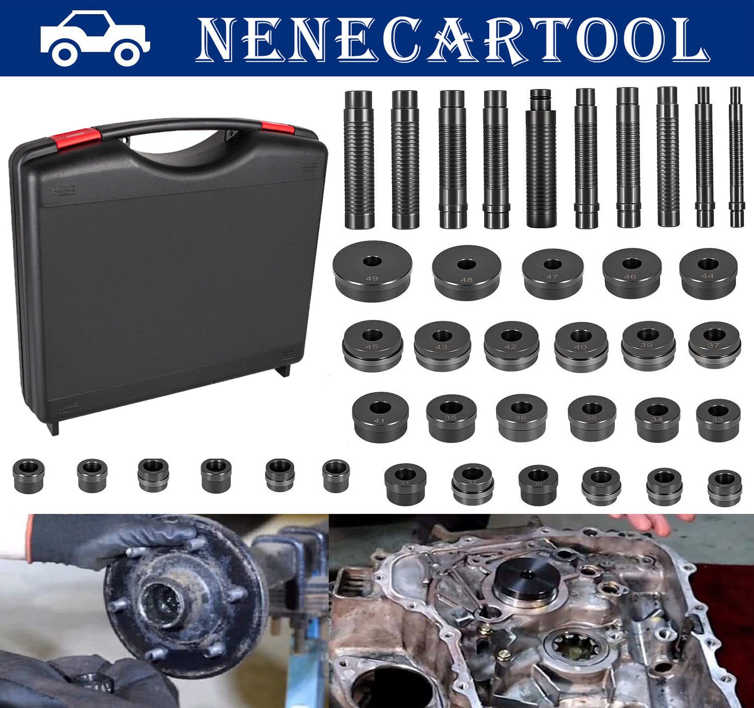T-0220-39 Master Bushing Driver Tool Set For Chrysler GM Ford Transmissions