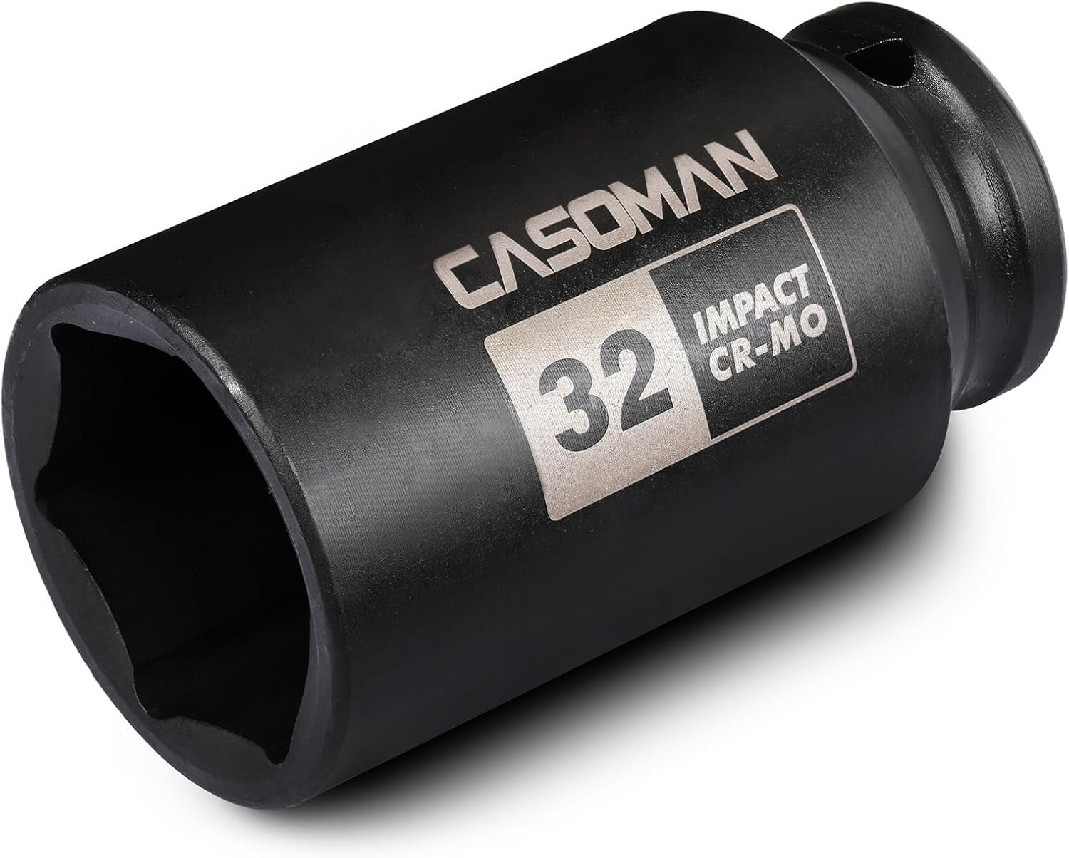 Durable 1/2 Inch Drive 32 mm Deep Socket – ANSI Certified with Laser Etched Size