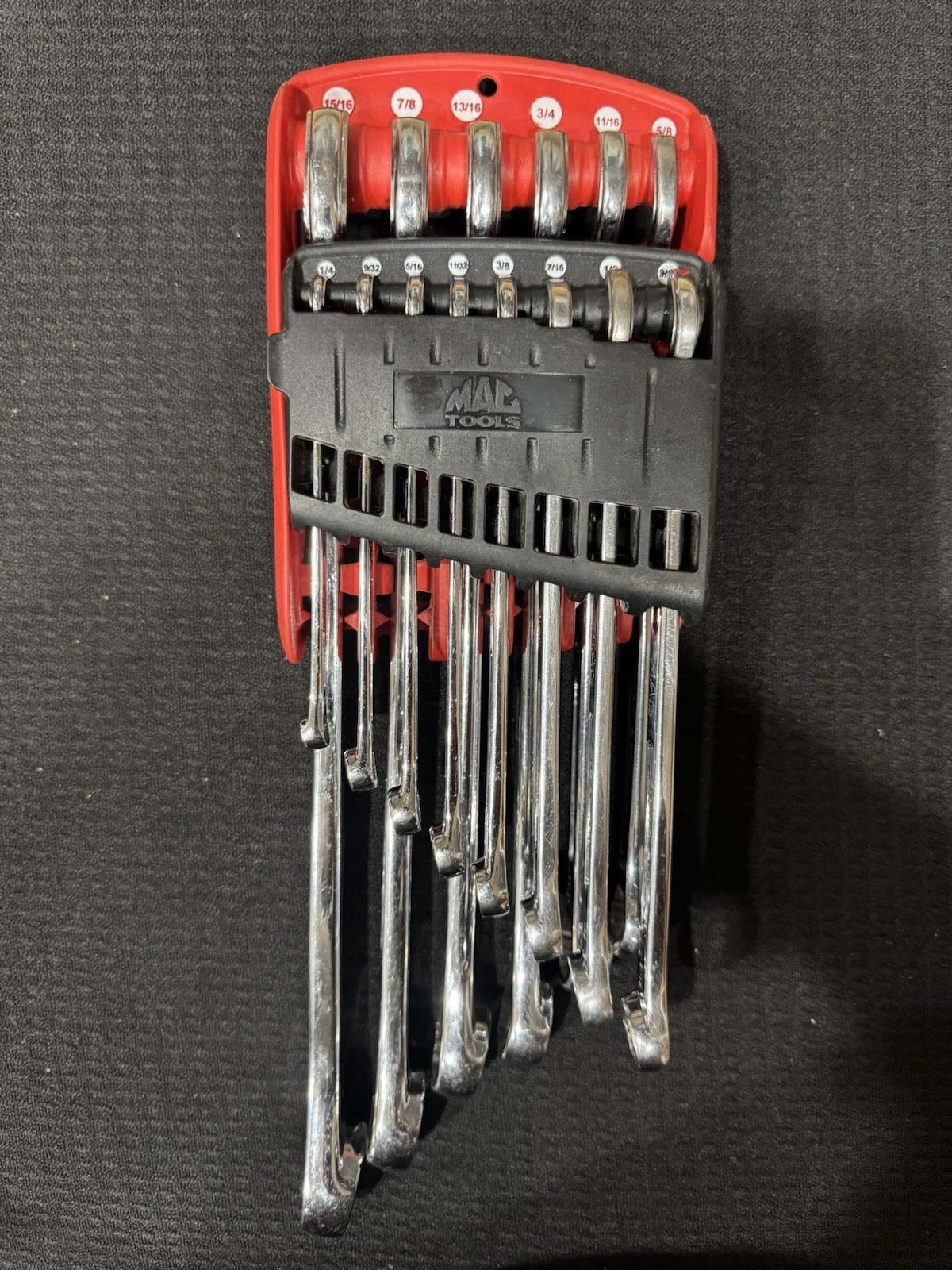 Mac Tools SCL14RBRT 14pc SAE COMBINATION WRENCH SET 6point R.B.R.T 1/4in-15/16in