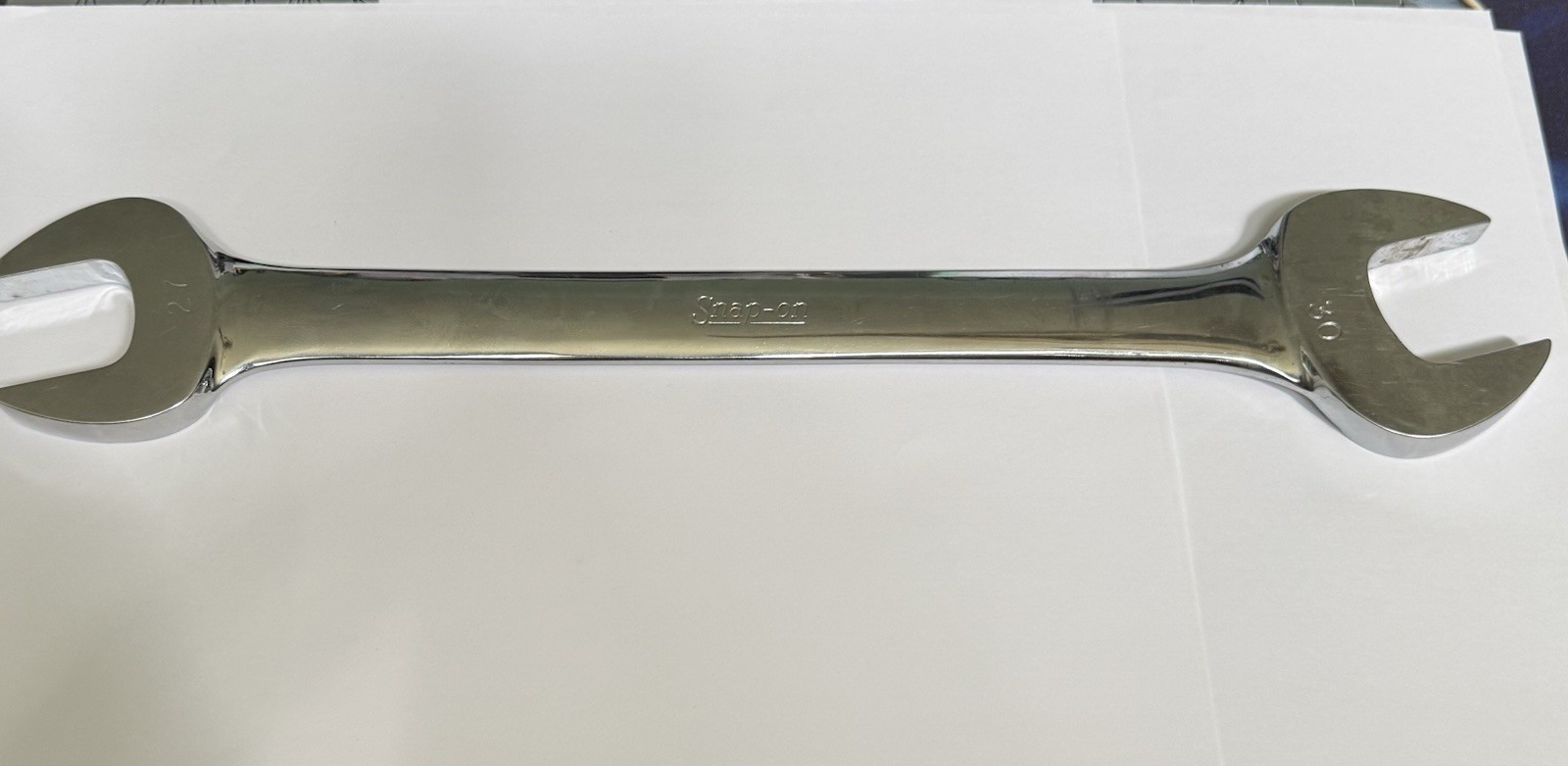Snap On 27mm x 30mm Double Open End Wrench VOM2730B USA Made Tool