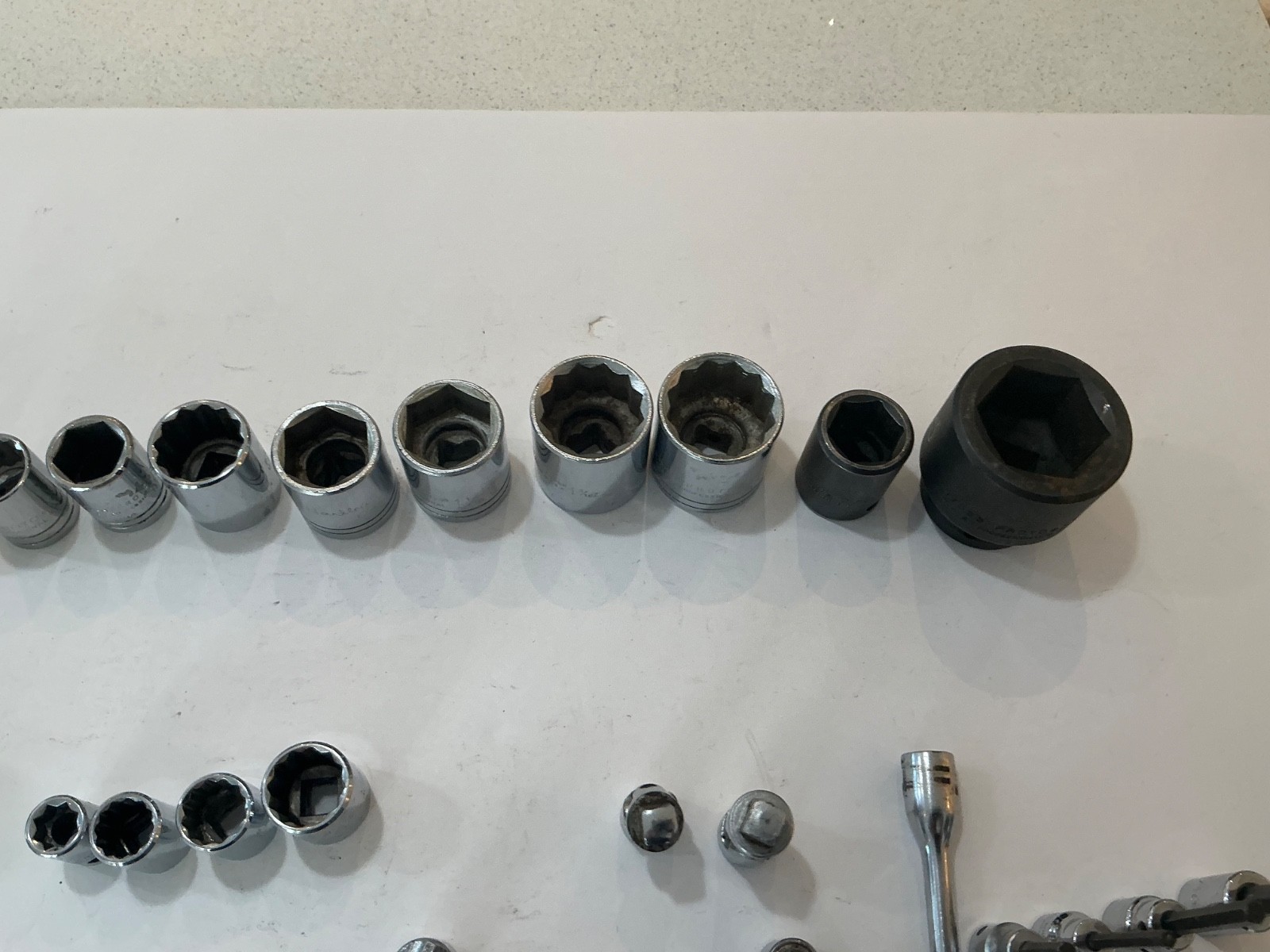 Asst Proto sockets, extensions, universals, 31 pc all for $65 USA made