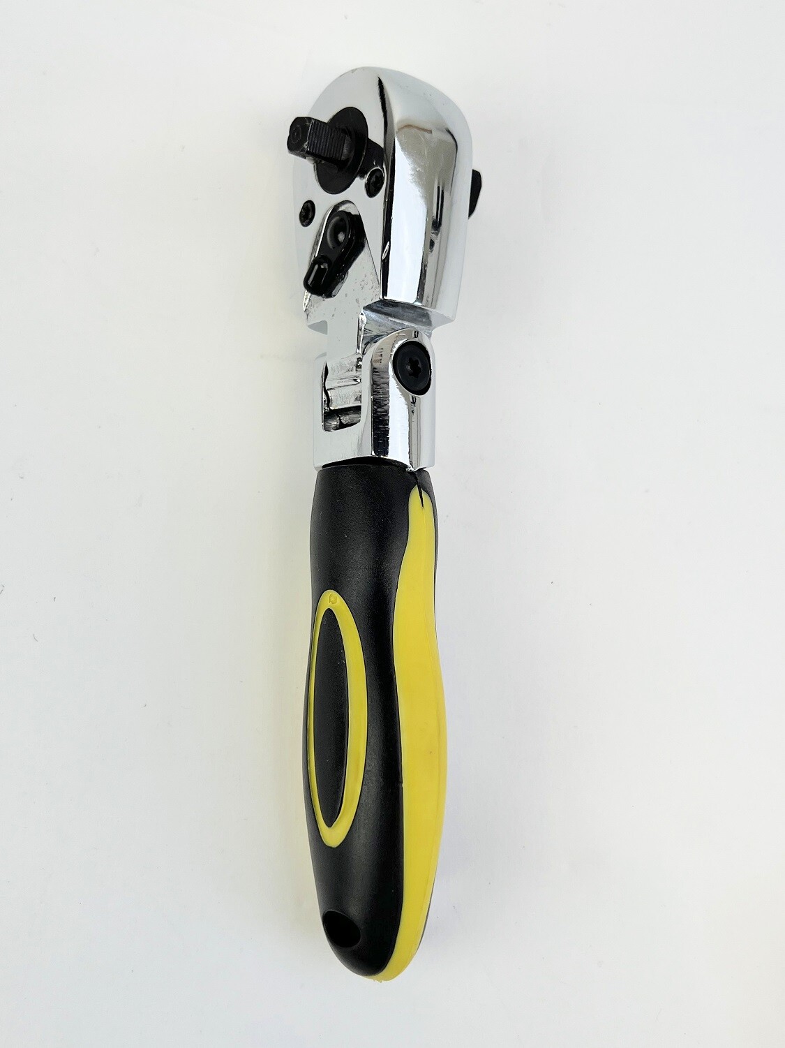 Dual Drive Flex Head Stubby Ratchet 1/4″ 3/8″ Grip Handle 955DW